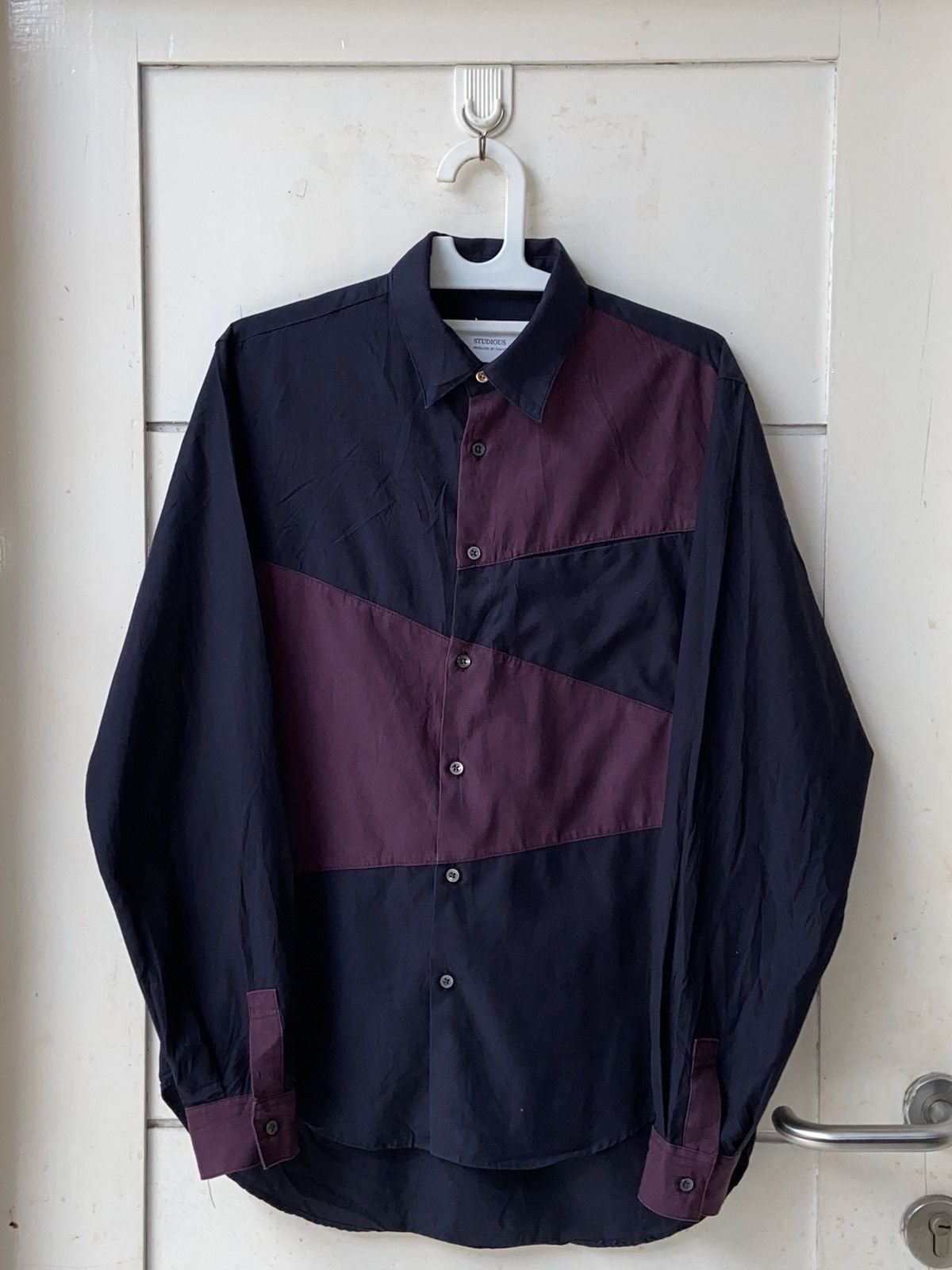 STUDIOUS STUDIOUS By Tokyo Navy Shirt Size 48L - 9 Thumbnail