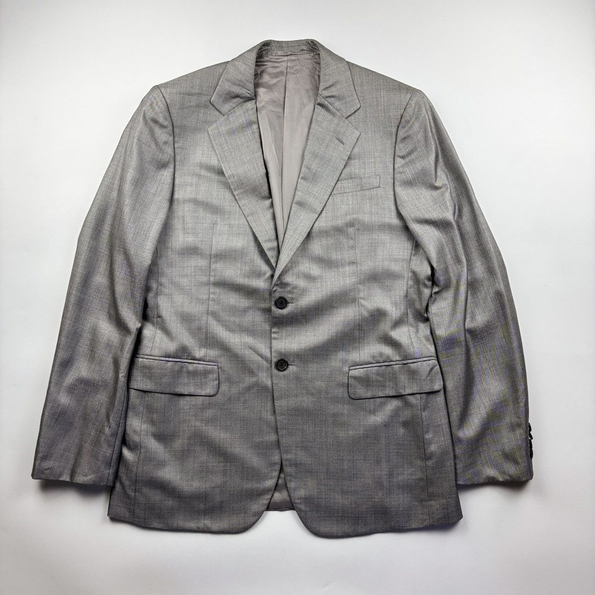 Prada Prada Mainline Virgin Wool Single Breasted Blazer Size 50R - 1 Thumbnail