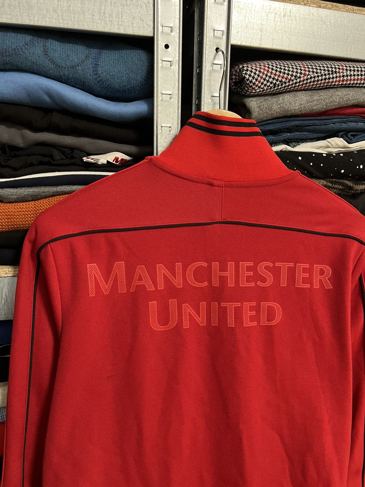 Nike Nike Manchester United 2012 Football Soccer Track Top Jacket Size US M / EU 48-50 / 2 - 4 Thumbnail