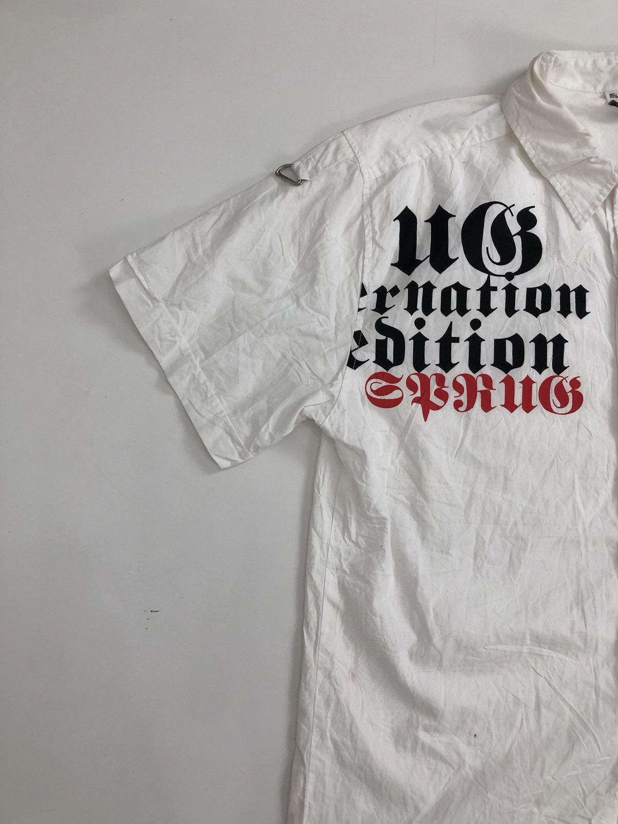 If Six Was Nine Tribal Poem Euphuistic Button Shirt Punk Rock Style Size US L / EU 52-54 / 3 - 3 Thumbnail