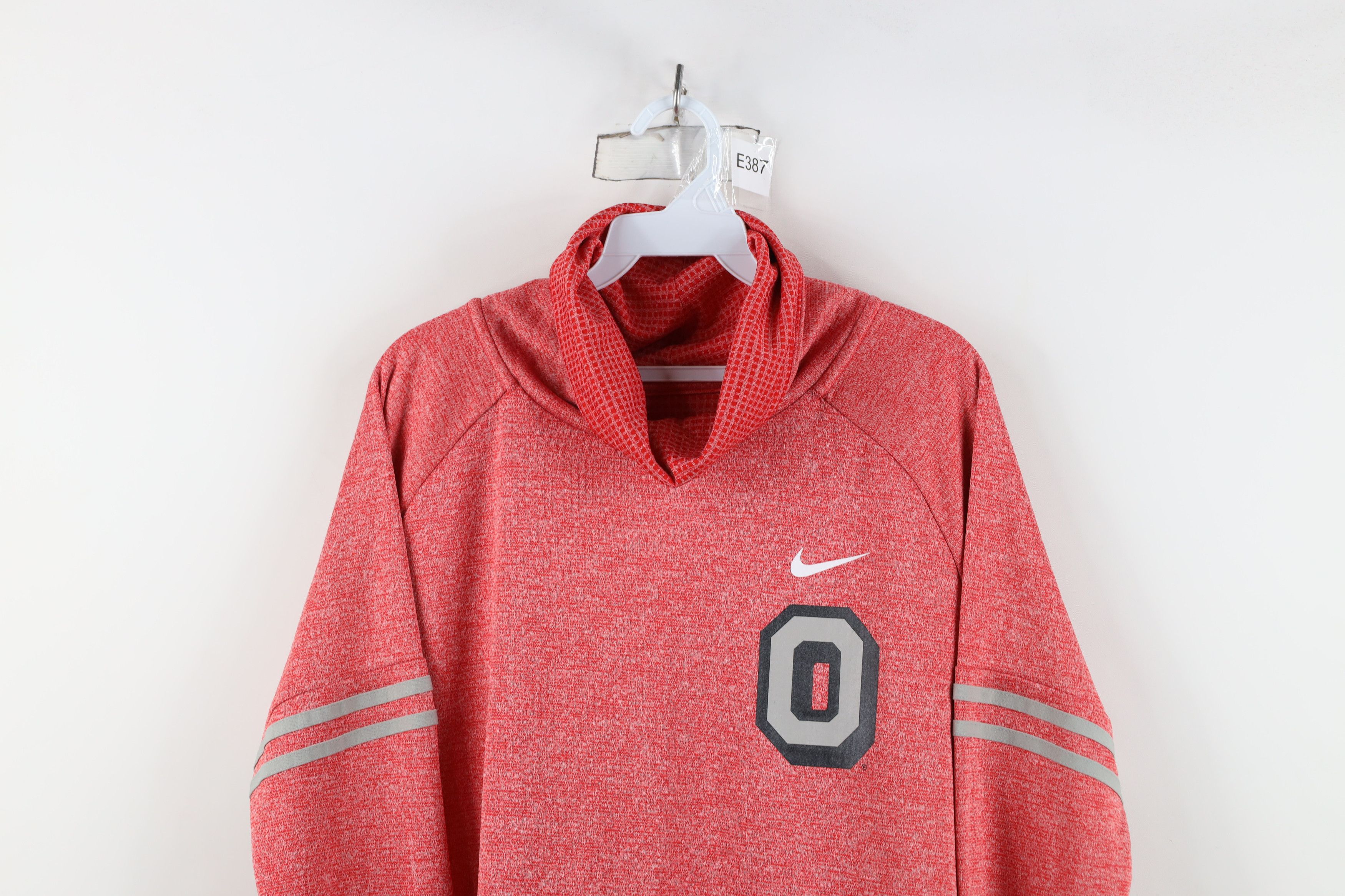 Nike Nike Fleece Lined Funnel Neck Ohio State University Sweater Size L / US 10 / IT 46 - 2 Thumbnail