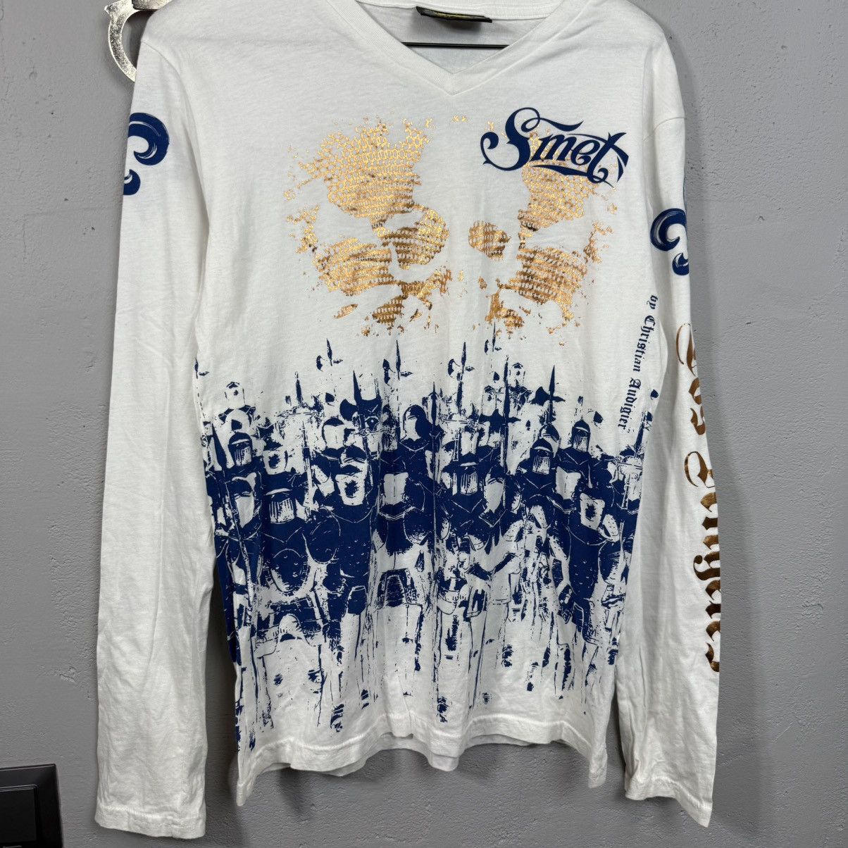 Christian Audigier Vintage Smet Christian Audigier Ed Hardy Long sleeve Size US L / EU 52-54 / 3 - 3 Thumbnail