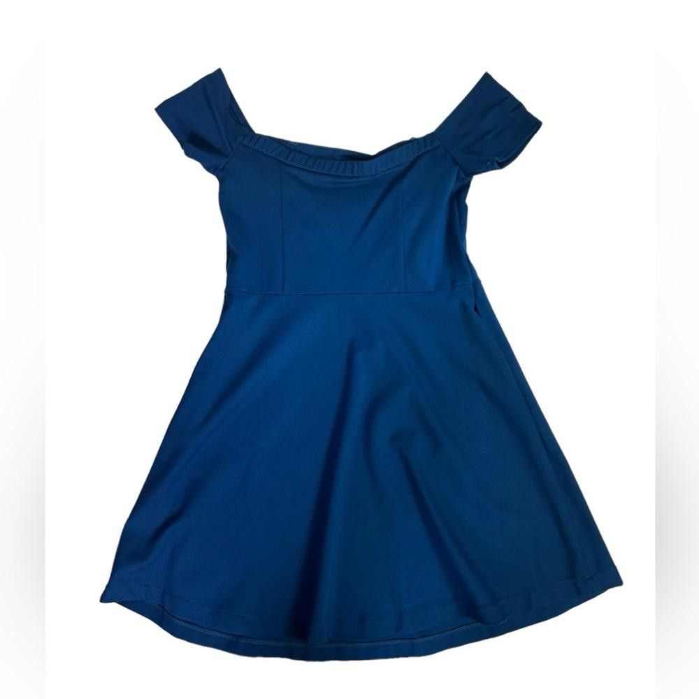 Free People Free People l Blue Fit & Flare Dress Medium Size M / US 6-8 / IT 42-44 - 2 Thumbnail
