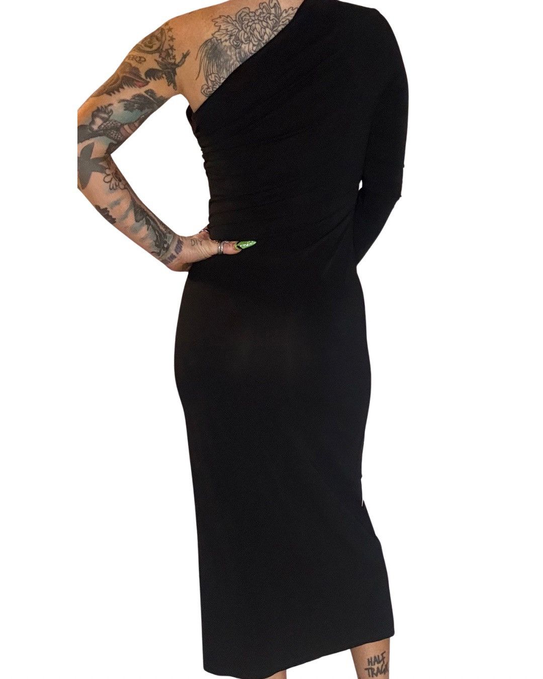 Off-White OFF-WHITE/Virgil Abloh 2013 black, one shoulder “DRESS” Size M / US 6-8 / IT 42-44 - 5 Thumbnail
