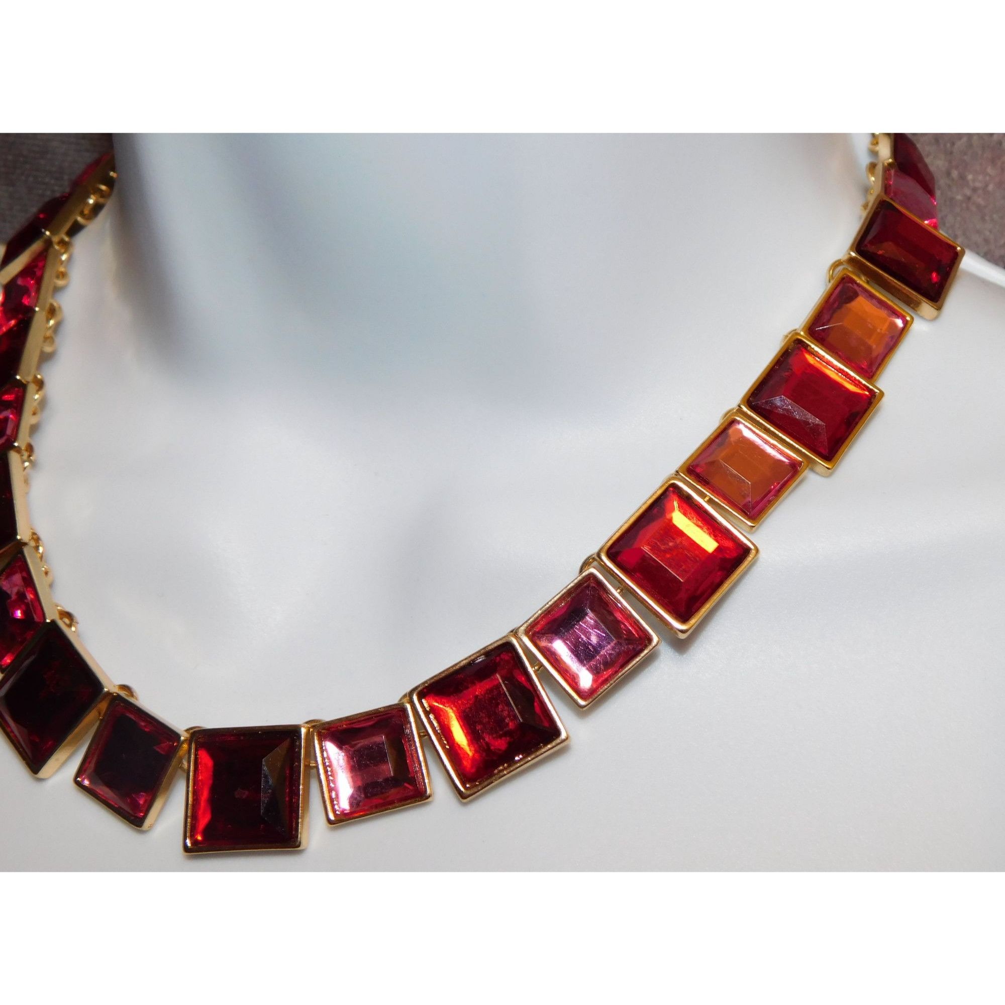 Other Charming Charlie Pink And Red Tile Necklace Size ONE SIZE - 5 Thumbnail