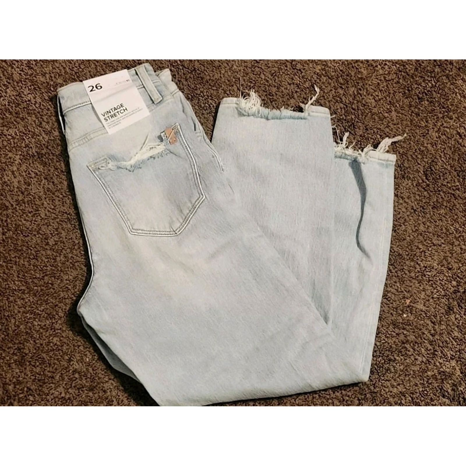 Vintage JOE'S JEANS HIGH RISE JOE'S JEANS THE LUNA HIGH RISE CIGARETTE ANKLE VINTAGE STRETCH Jeans Women 26 Blue NWT Size 26" / US 2 / IT 38 - 2 Thumbnail