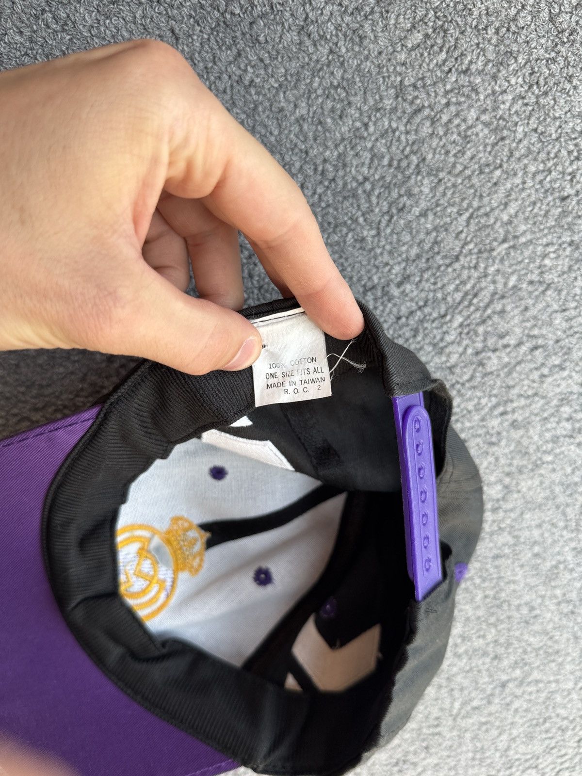 Hummel × Vintage Vintage Hummel Real Madrid cap Size ONE SIZE - 5 Thumbnail