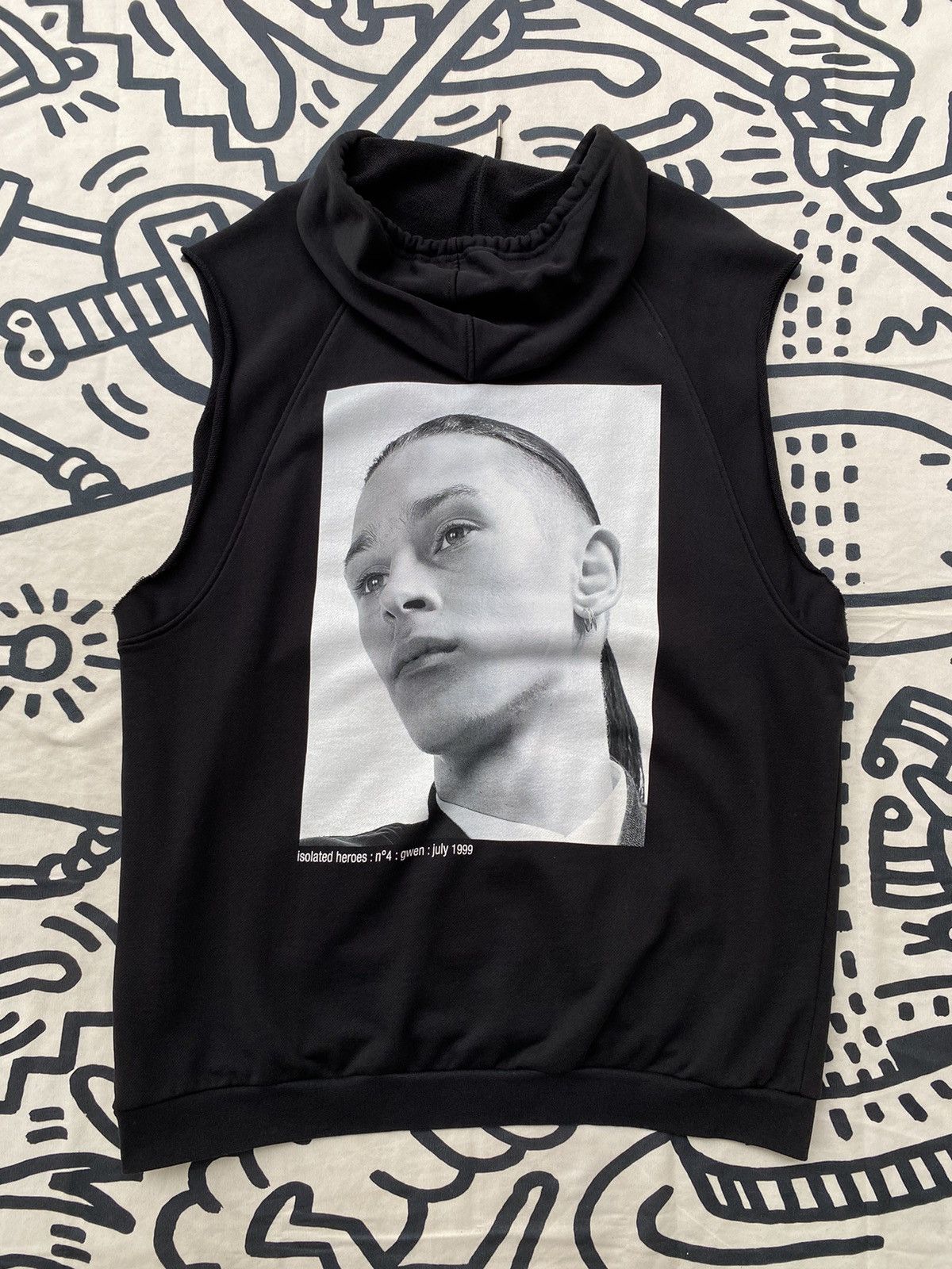 Raf Simons SS16 Raf Simons Isolated Heroes Sleeveless Hoodie Size US S / EU 44-46 / 1 - 1 Thumbnail