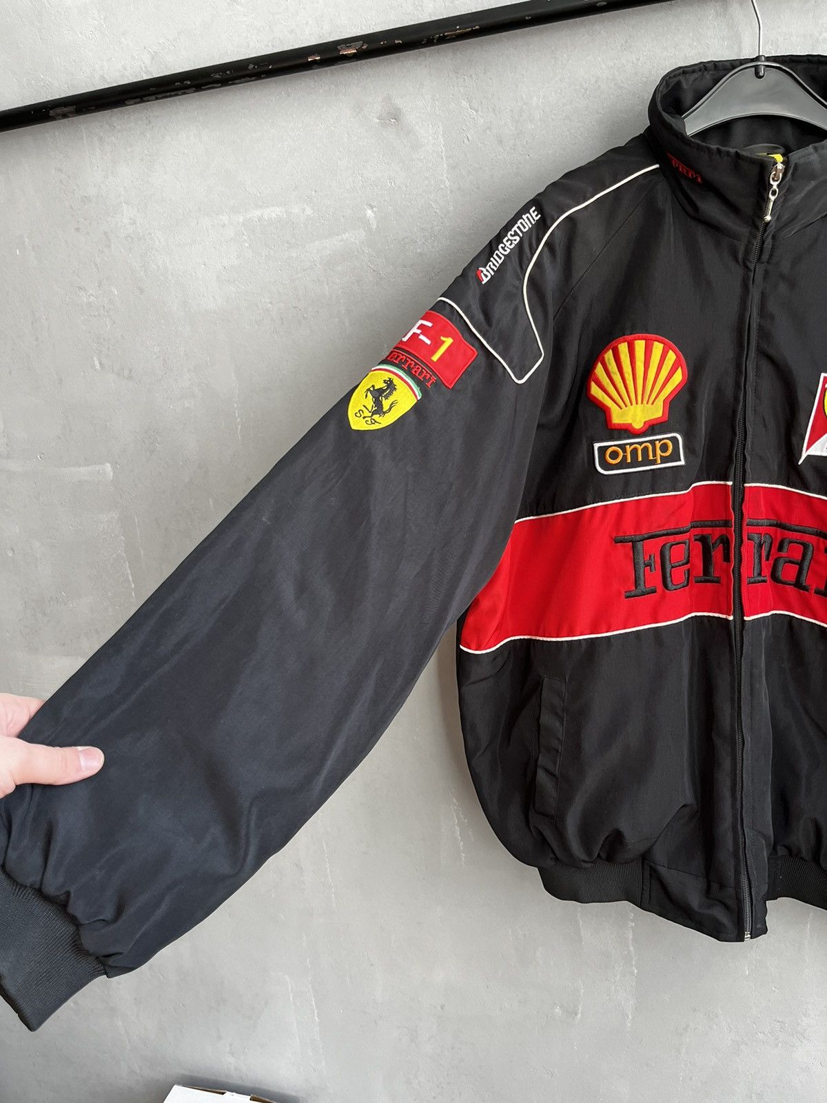 Ferrari × Vintage Vintage Ferrari Racing Bomber Jacket 90s Rare Vodafone Size US XL / EU 56 / 4 - 8 Thumbnail