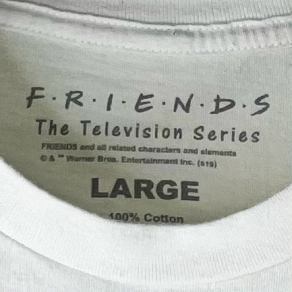 Other FRIENDS TELEVISION SERIES NWOT Men’s T-shirt FRIENDS Logo L Size US L / EU 52-54 / 3 - 4 Thumbnail