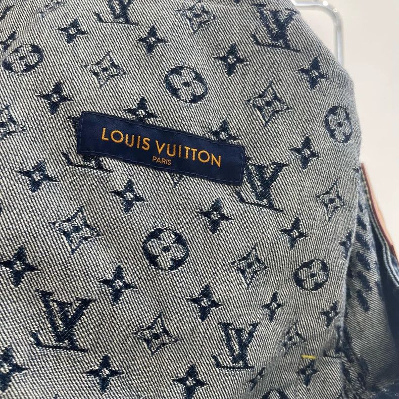 Louis Vuitton Louis Vuitton Denim jacket full of logo jacket 2501-Nextarr Size US L / EU 52-54 / 3 - 6 Thumbnail