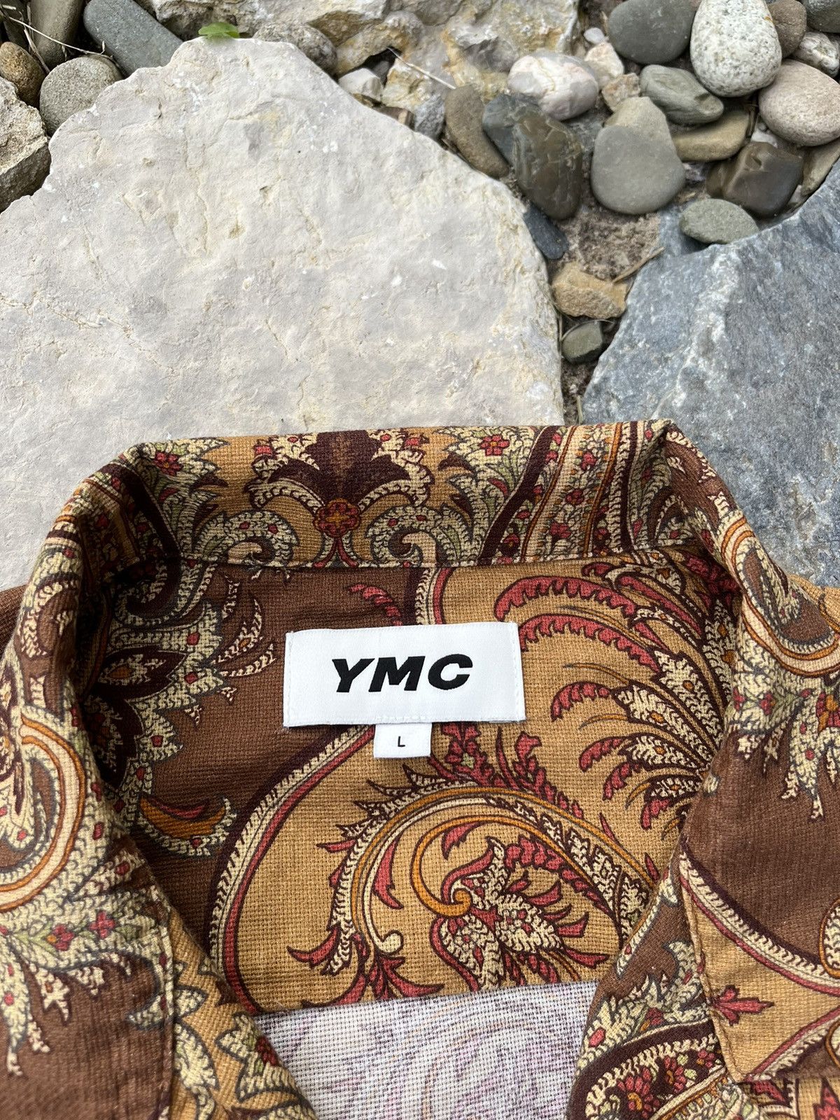 YMC YMC you must create malick paisley full print shirt Size US L / EU 52-54 / 3 - 10 Thumbnail