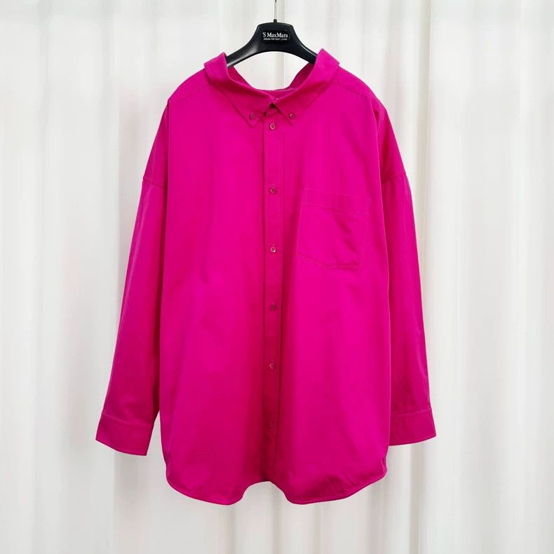 Balenciaga Balenciaga size 34 Off-the-shoulder monogrammed shirt Size US L / EU 52-54 / 3 - 1 Thumbnail