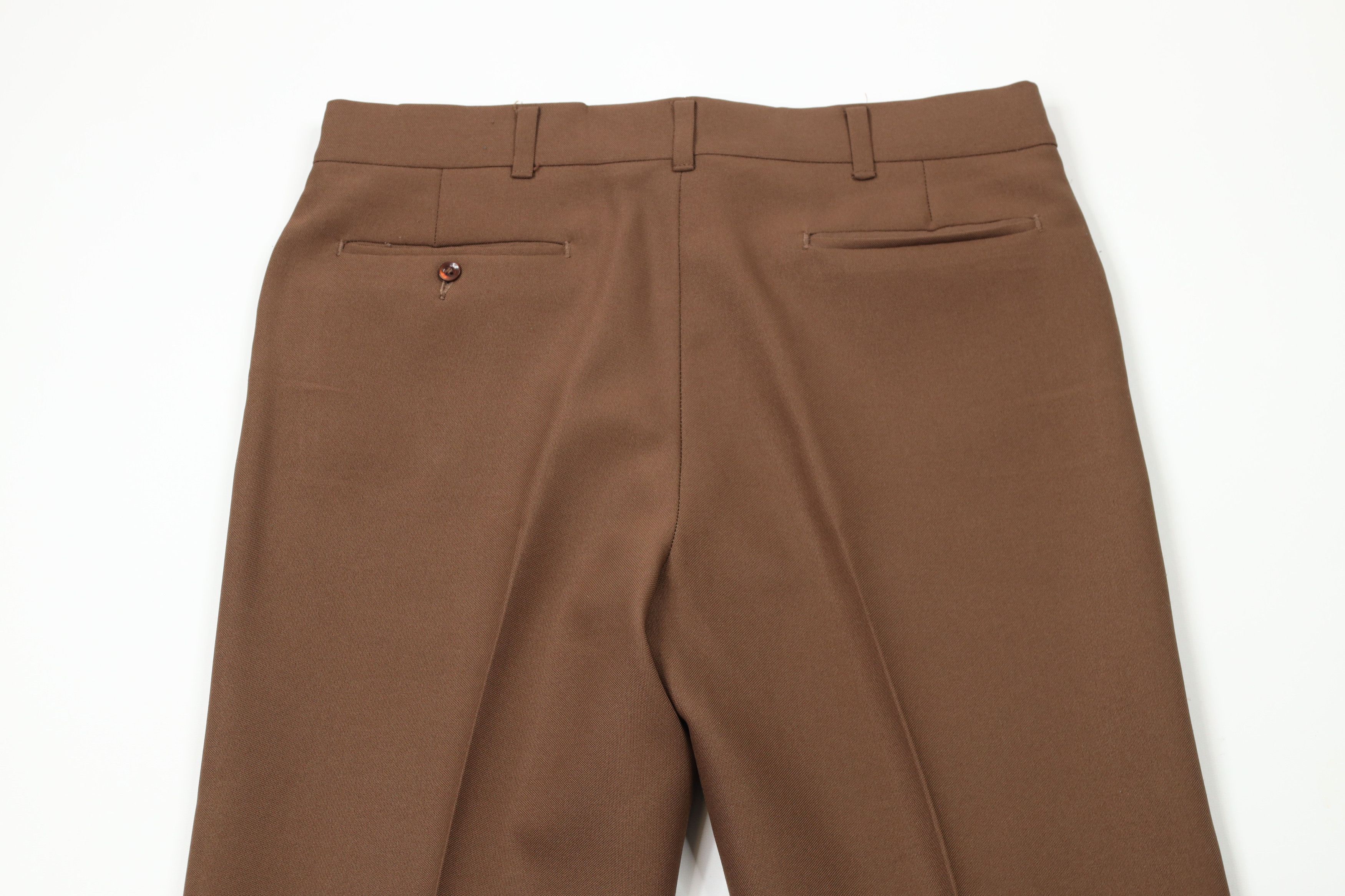 Vintage Vintage 70s Streetwear Knit Flared Wide Leg Chino Pants USA Size US 32 / EU 48 - 11 Thumbnail