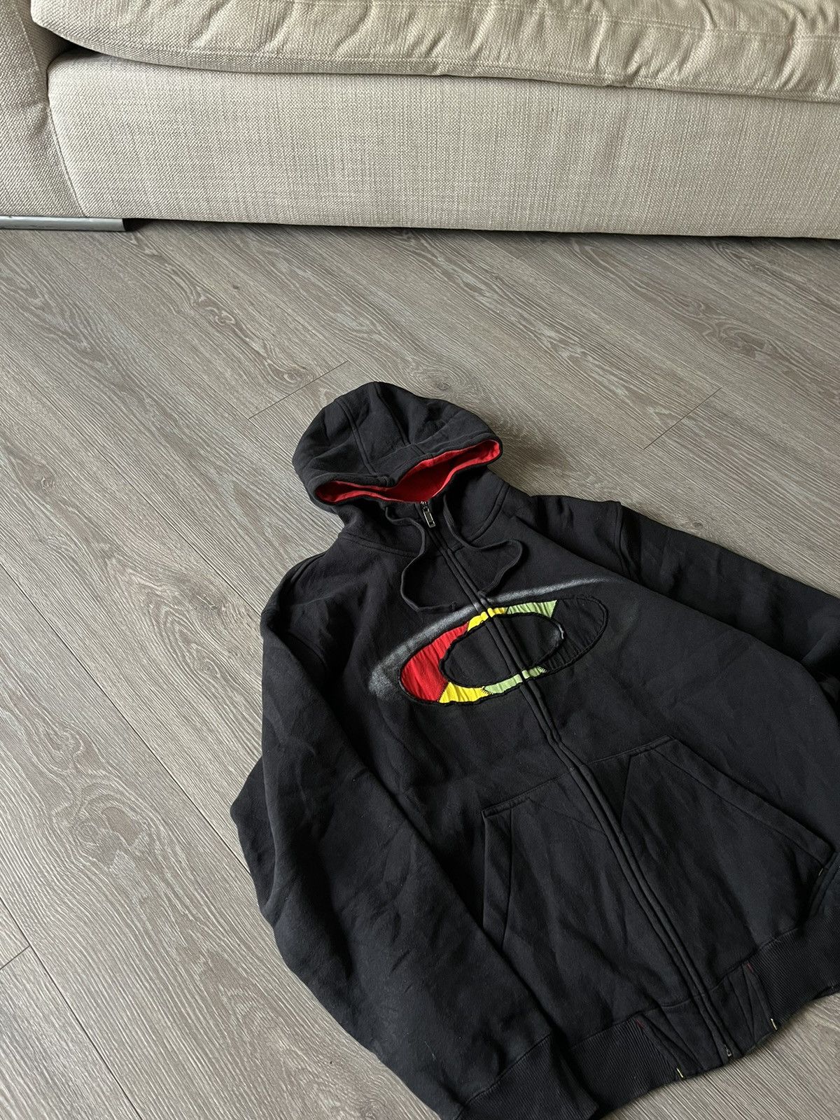 Oakley × Vintage Vintage 💥 Oakley Zip Hoodie Size US L / EU 52-54 / 3 - 7 Thumbnail