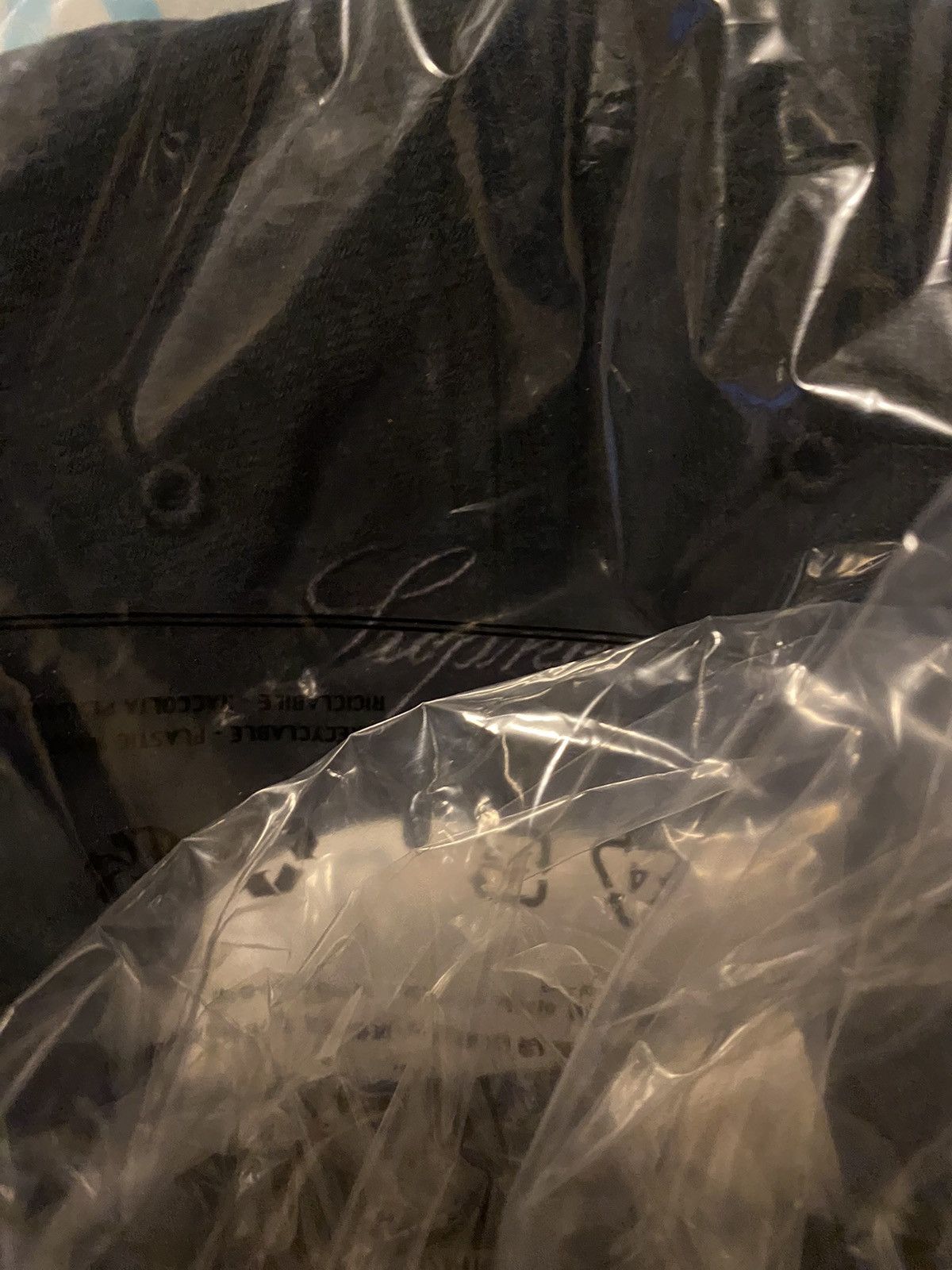Supreme Stone Island Denim 6-Panel Black (FW23)