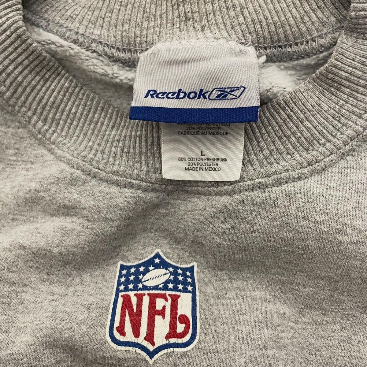 Reebok New England Patriots Super Bowl XXXVIII Champions Crewneck Size US XL / EU 56 / 4 - 3 Thumbnail