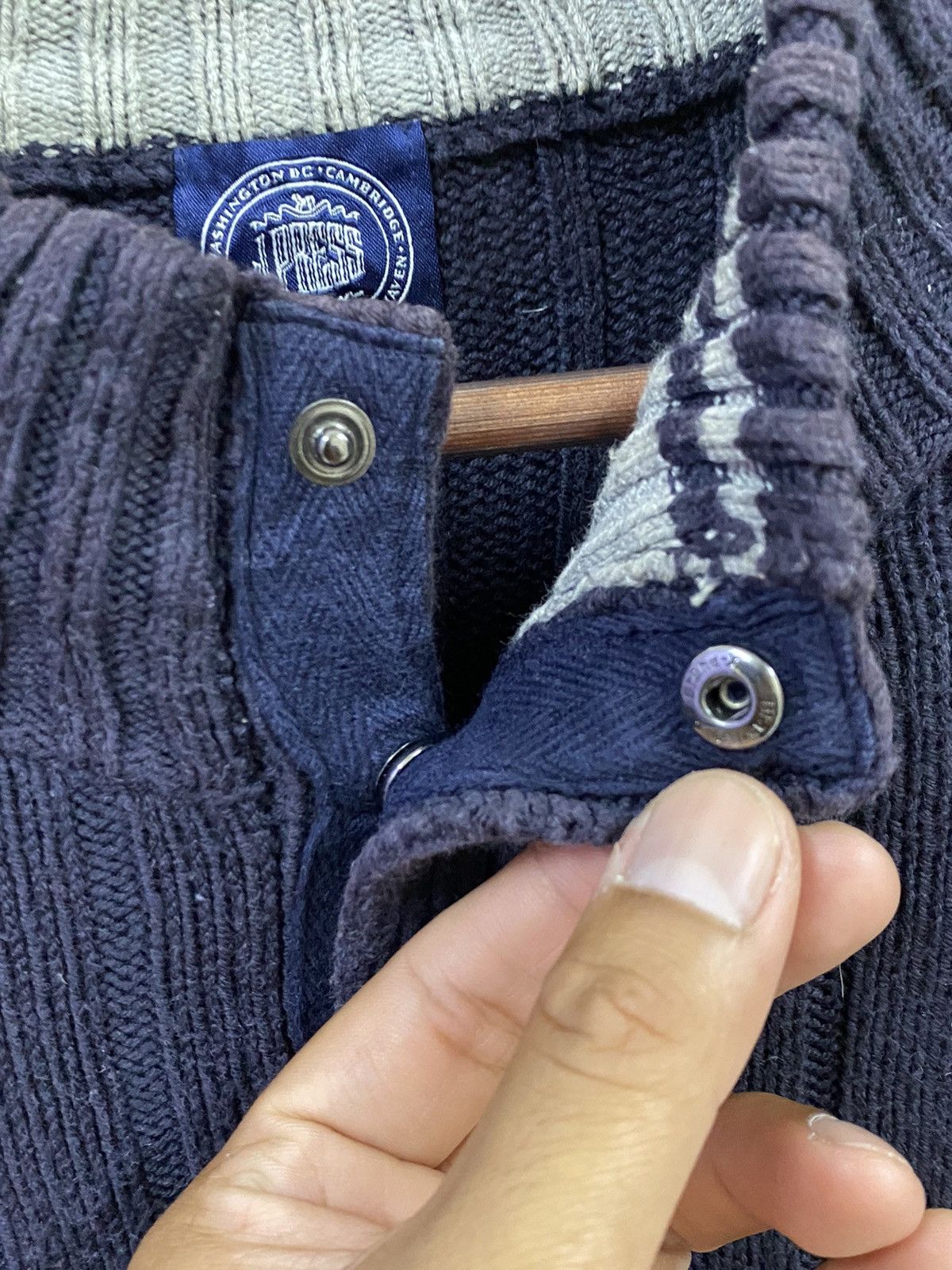 J. Press Vintage J. Press Knitwear Half Button Size US L / EU 52-54 / 3 - 5 Thumbnail