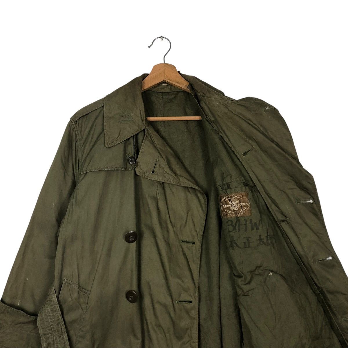 Buzz Rickson's 🔥TRUE VINTAGE 1945 REGULATION ARMY OFFICER’S O’COAT FIELD Size US M / EU 48-50 / 2 - 14 Thumbnail