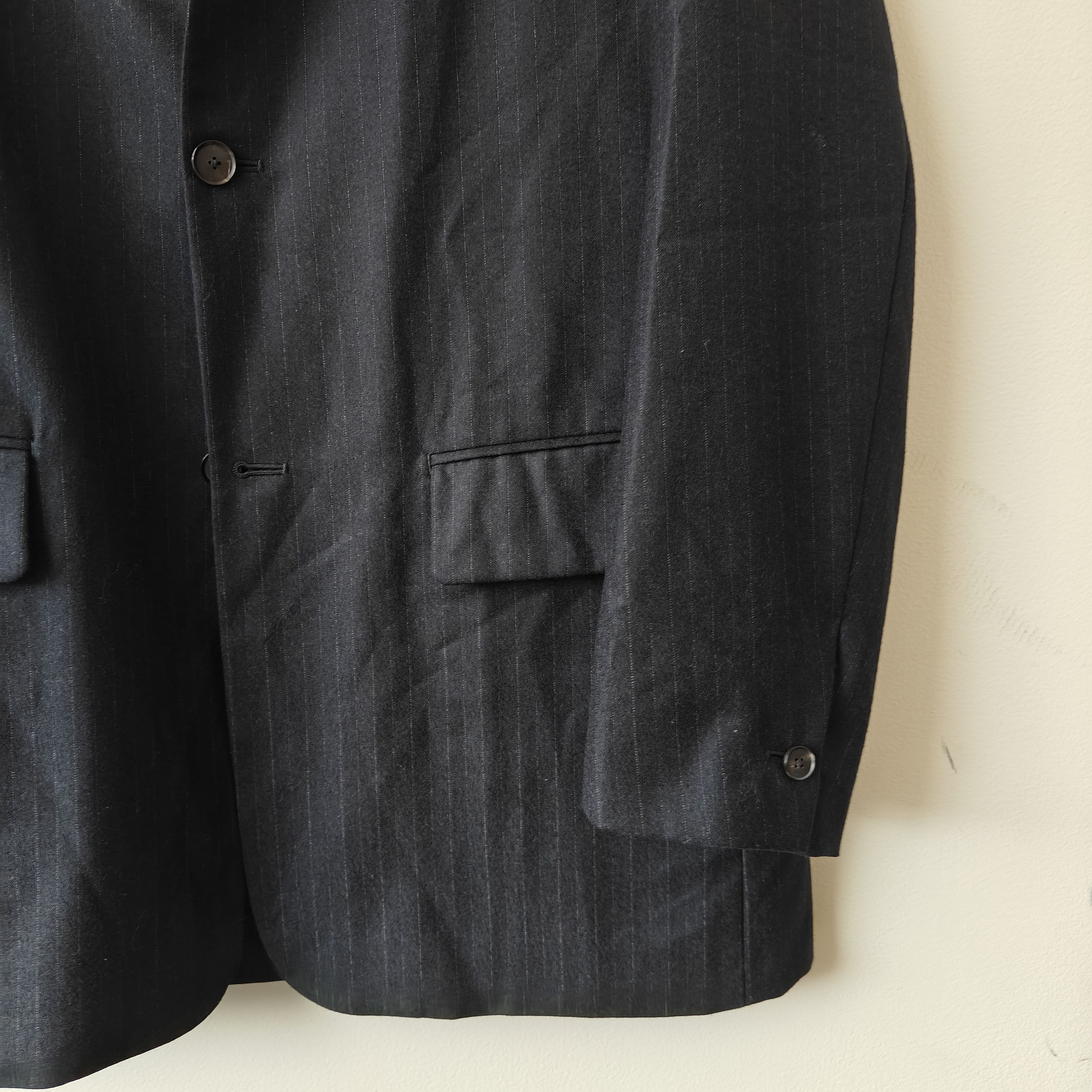 Auralee NWT Navy pinstripe silk wool blazer size 2 $1100 japan Size US M / EU 48-50 / 2 - 7 Thumbnail