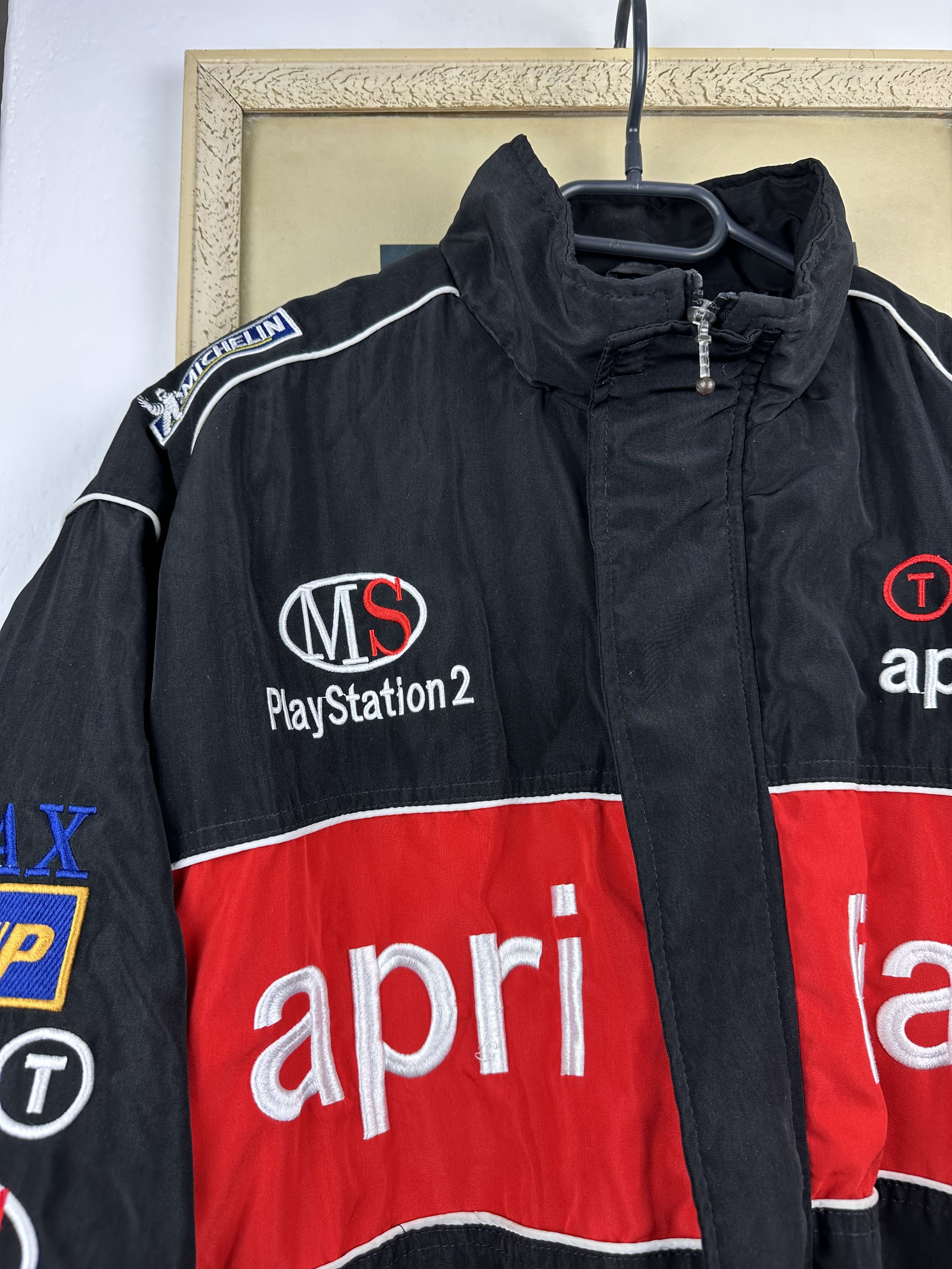Vintage Vintage Aprilia Racing Jacket Bomber Rare Ferrari Marlboro Size US XL / EU 56 / 4 - 4 Thumbnail