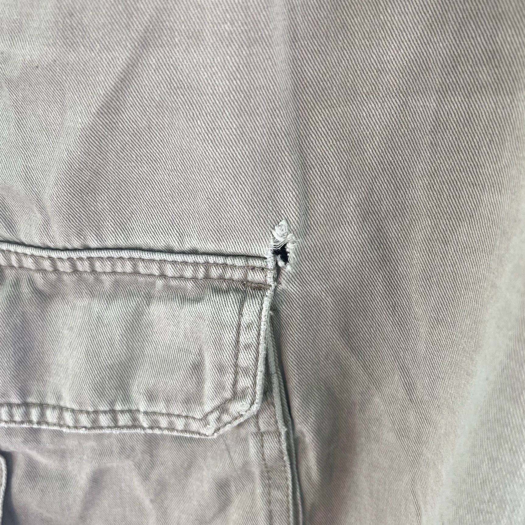 Basic Editions VINTAGE Basic Editions Cargo Pants Mens Size 42 Beige Khakis Casual Workwear 90s Size US 42 / EU 58 - 5 Thumbnail