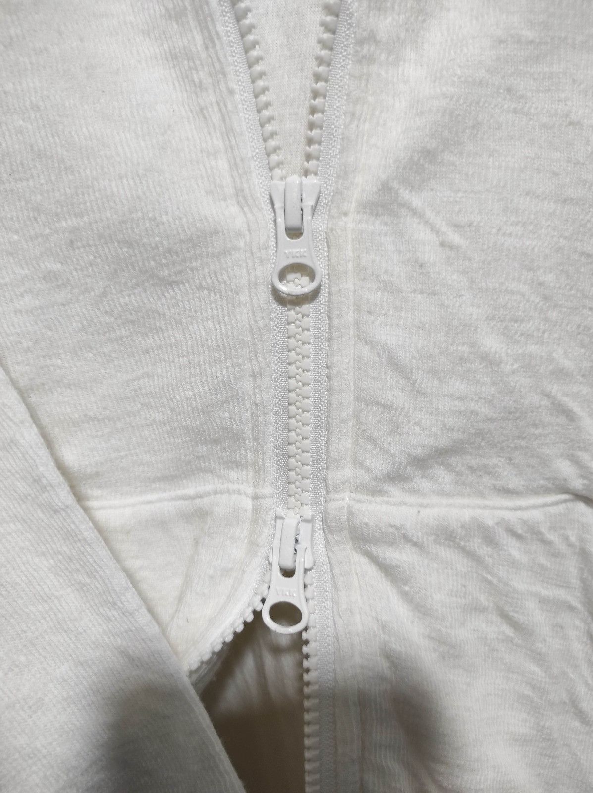 MOUSSY Azul by Moussy white double zip fur hoodie LGB style Size US L / EU 52-54 / 3 - 4 Thumbnail