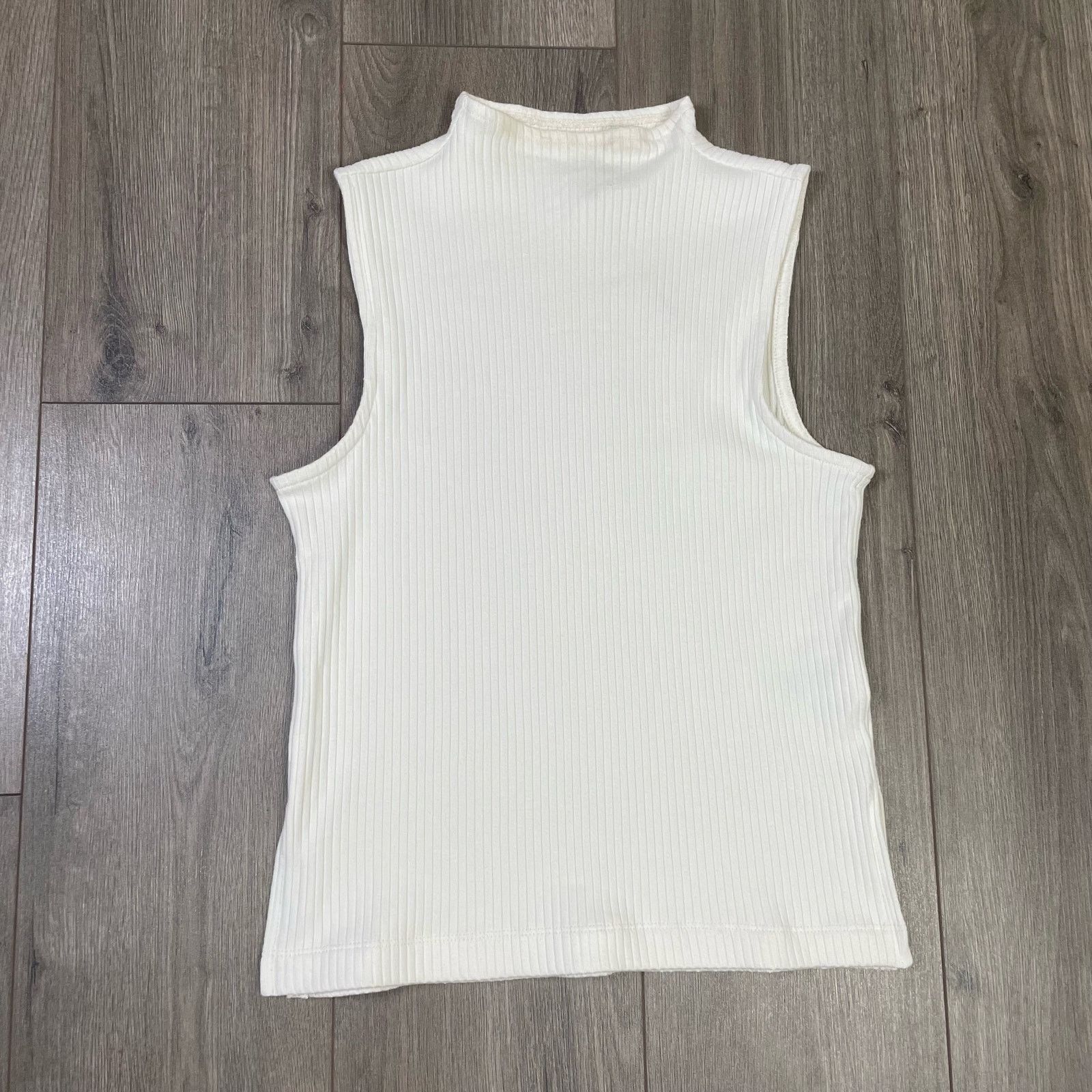 Madewell Madewell Side Slit Mockneck Sweater Tank Top US Women's L Size L / US 10 / IT 46 - 1 Thumbnail
