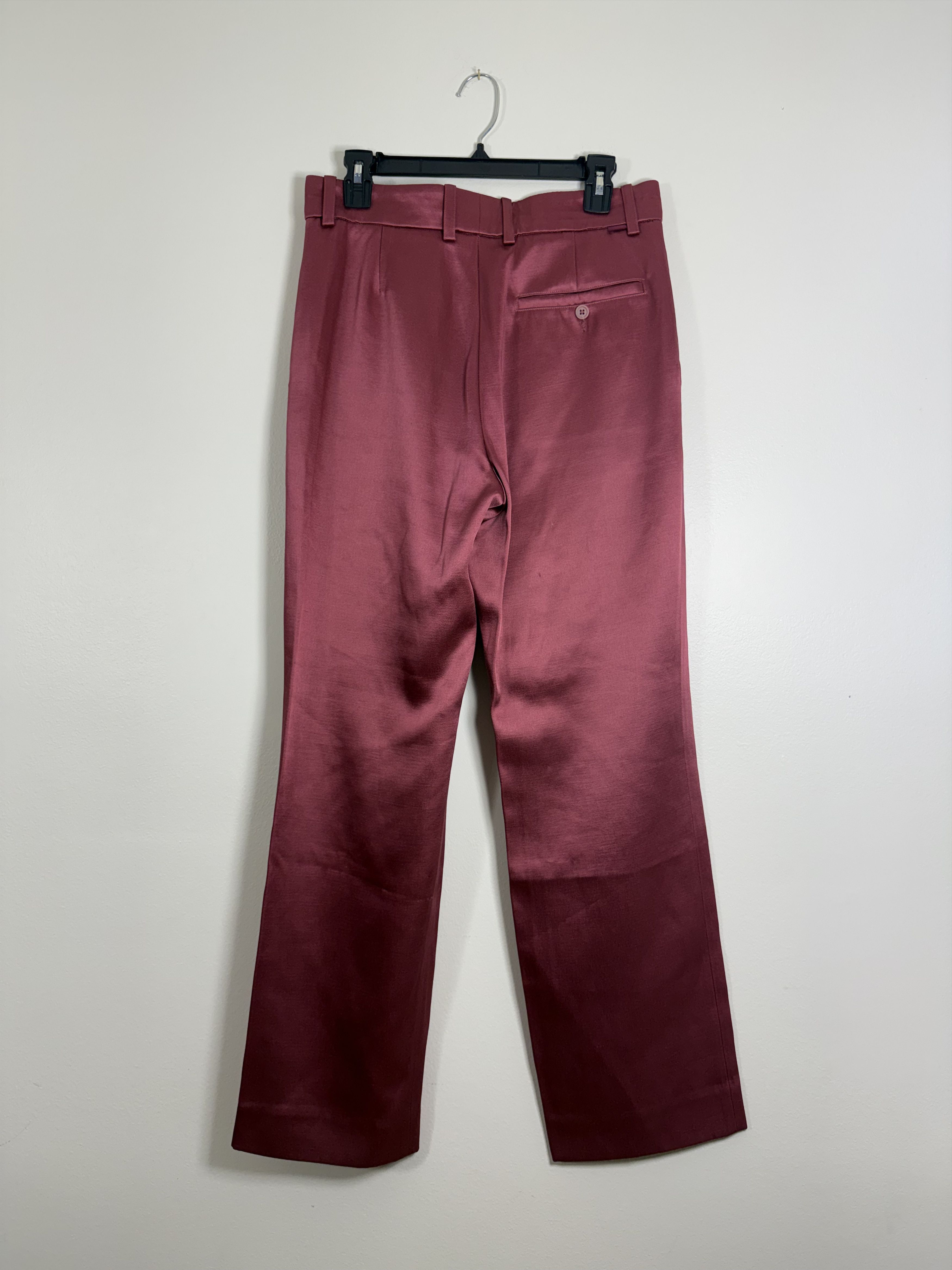 Sies Marjan Wool Viscose Trousers (Dusty Pink) Size US 30 / EU 46 - 3 Thumbnail