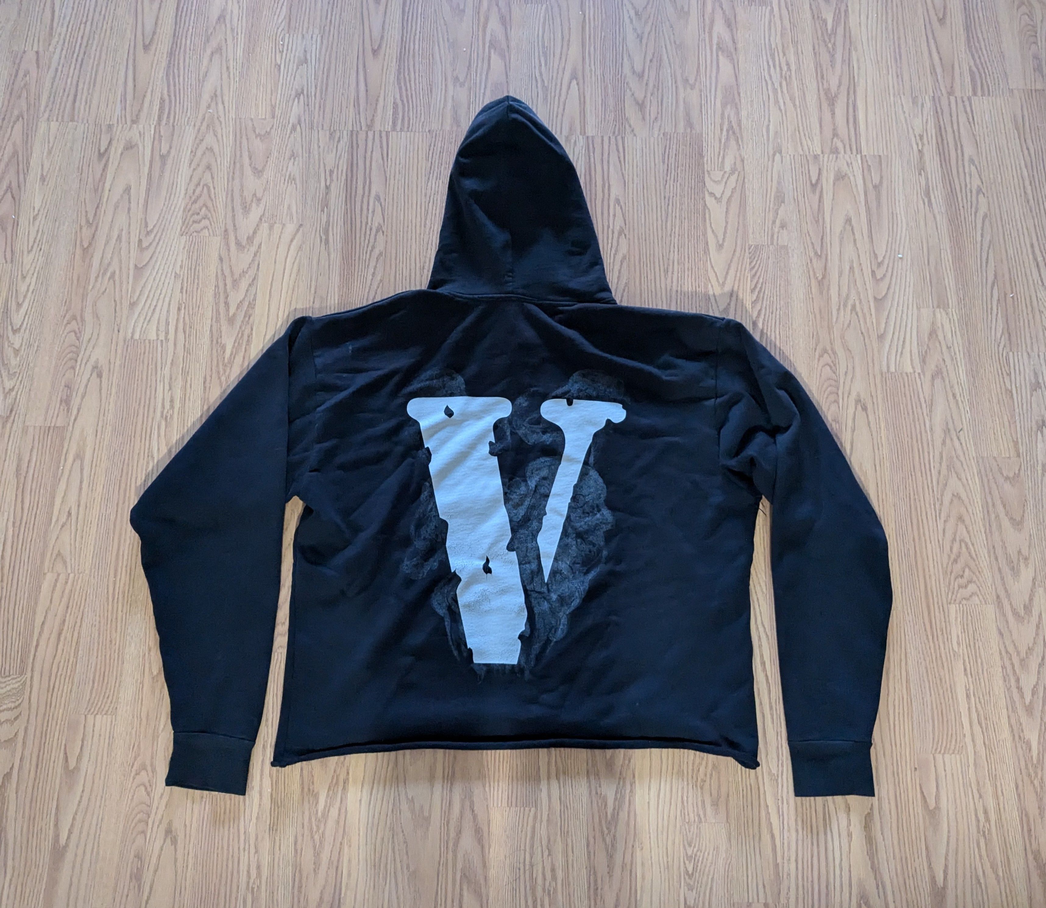 Vlone Vlone Smoke Hoodie Black Large ASAP Bari Ian Connor Size US L / EU 52-54 / 3 - 8 Thumbnail