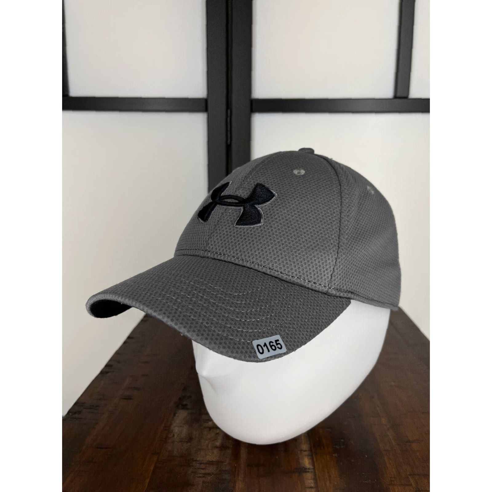 Under Armour Under Armour Hat Cap Fitted Adult Large Gray Logo Classic Fit Polyester Baseball Cap Mens Size ONE SIZE - 5 Thumbnail