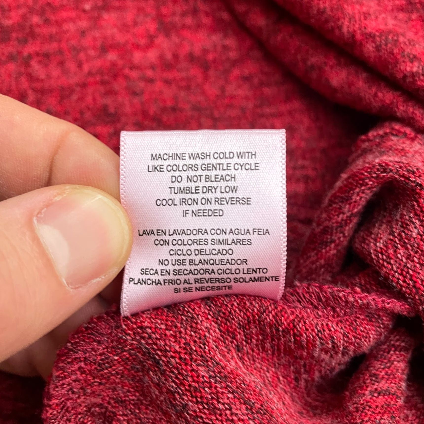 Vintage A New Day Womens XL Red Crew Neck Relaxed Lightweight Pullover Sweater Size XL / US 12-14 / IT 48-50 - 5 Thumbnail