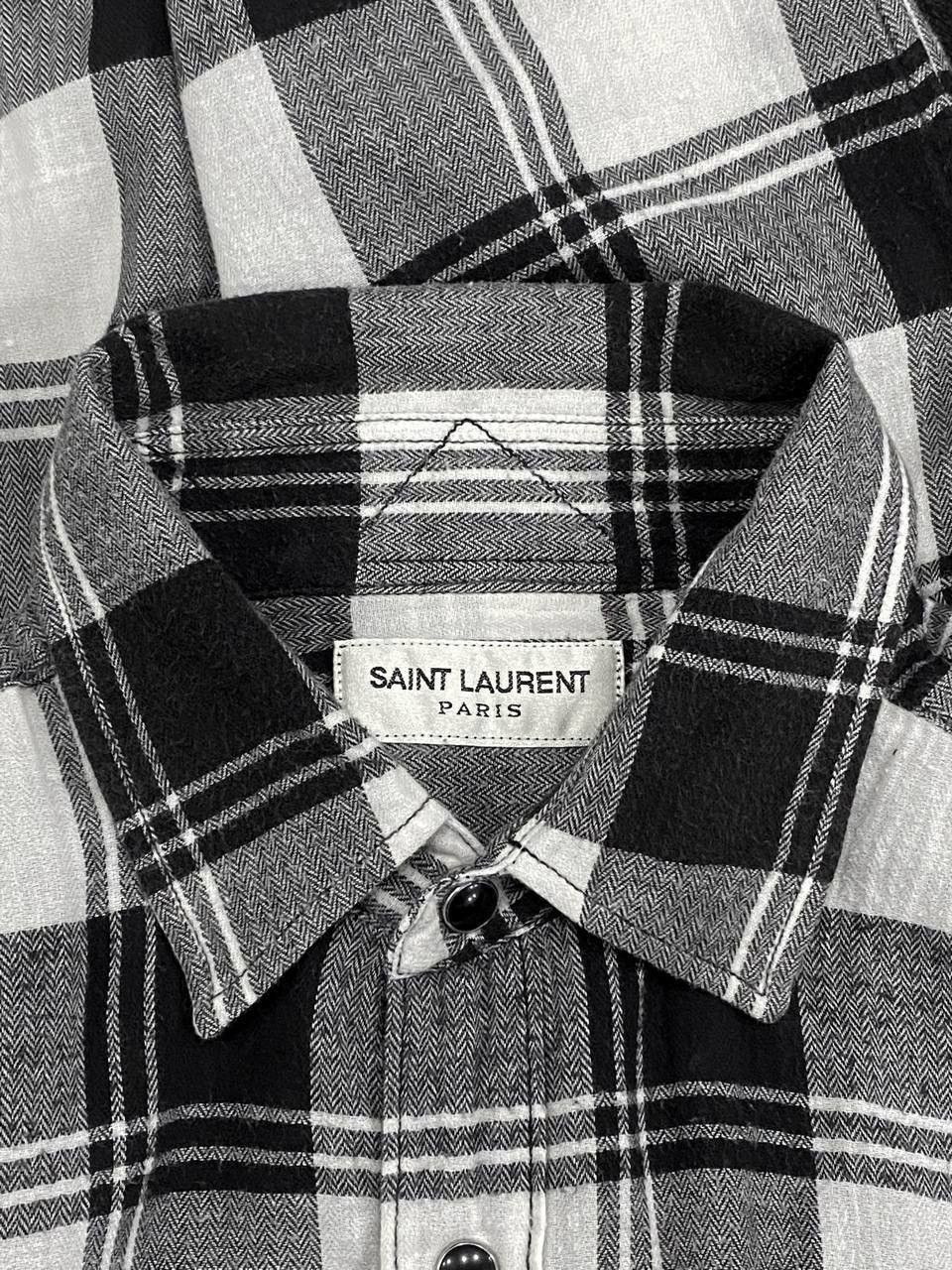 Saint Laurent Paris Saint Laurent Western Shirt SS17 Size US S / EU 44-46 / 1 - 4 Thumbnail