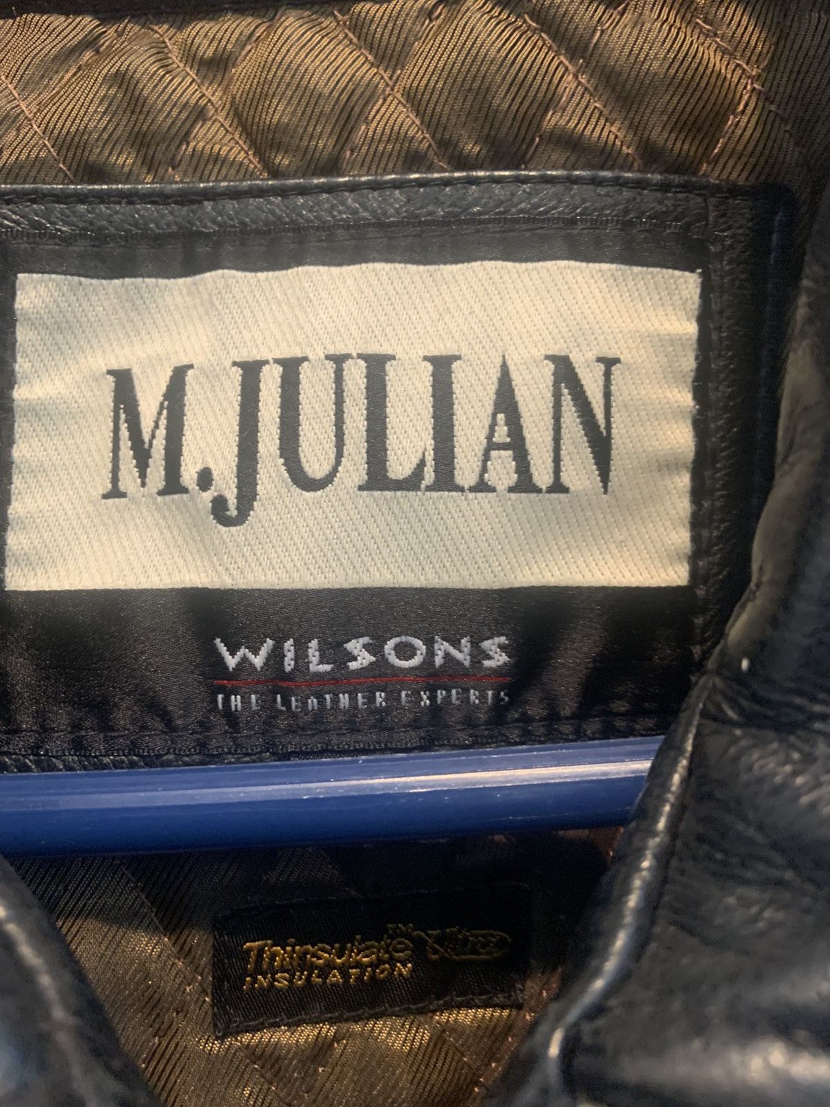 M. Julian × Wilson × Wilsons Leather Wilson Leather Jacket With Removable Thinsulate Lining Size US L / EU 52-54 / 3 - 3 Thumbnail