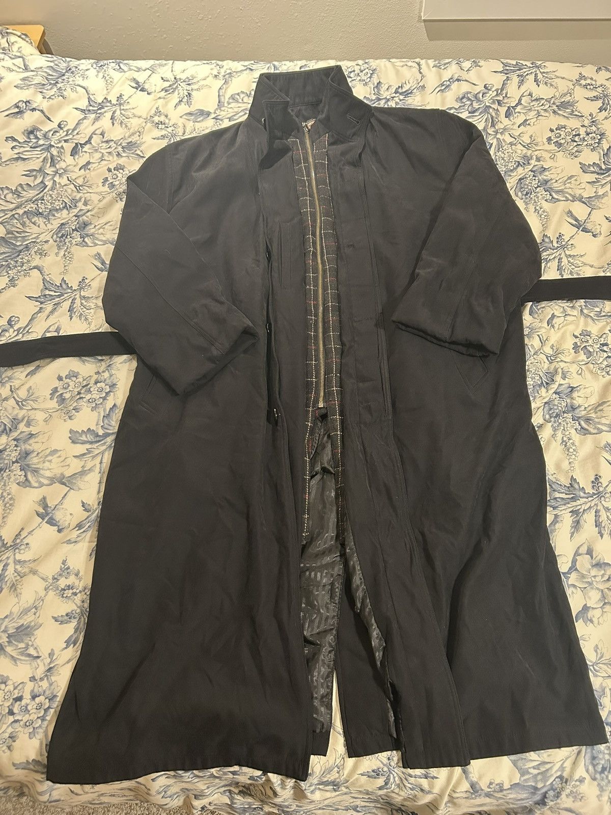 Giorgio Armani Vintage Giorgio Armani Trench Coat Plaid Lined Men’s XXXL Size US XXL / EU 58 / 5 - 5 Thumbnail