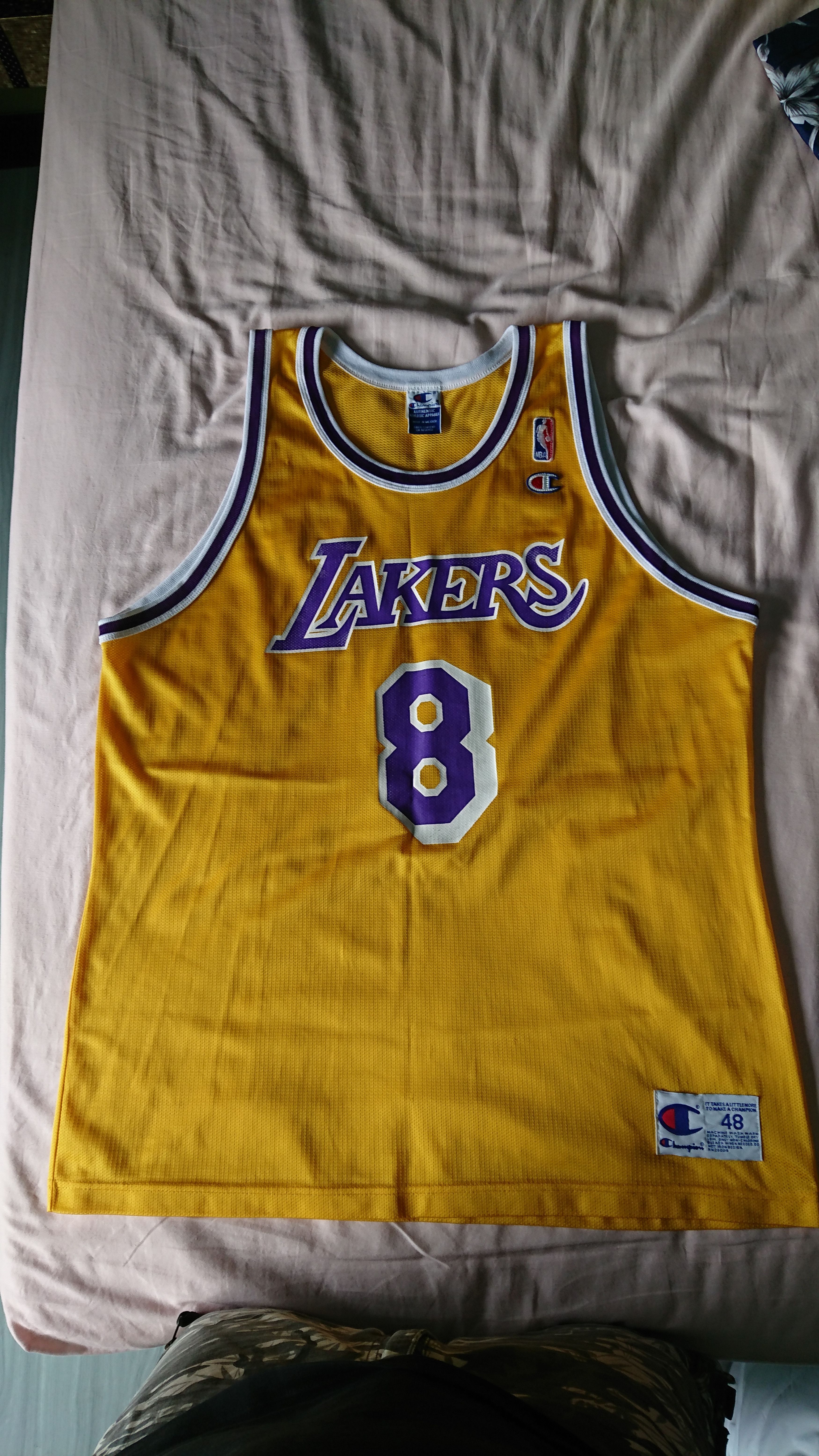 Champion Champion Kobe Bryant Lakers 8 Jersey (Size 48) Size US XL / EU 56 / 4 - 1 Thumbnail