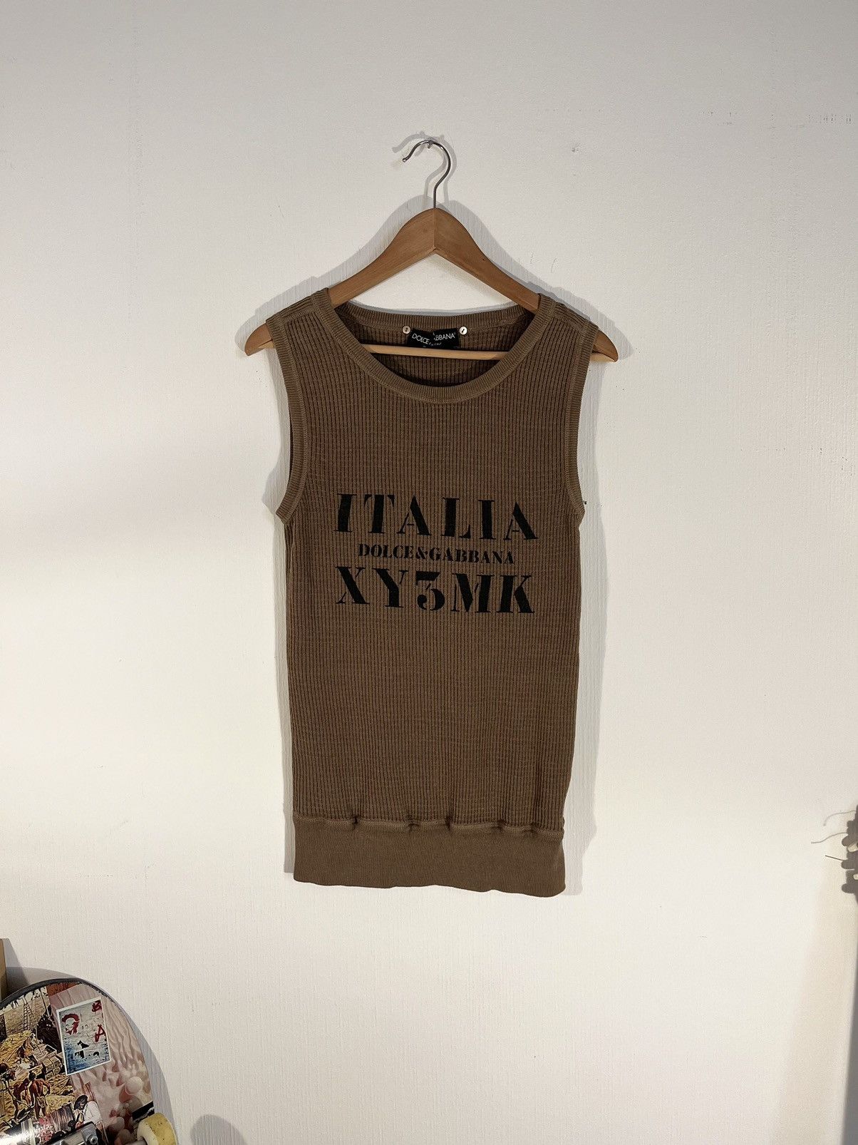 Vintage Dolce & Gabbana sleeveless knit
