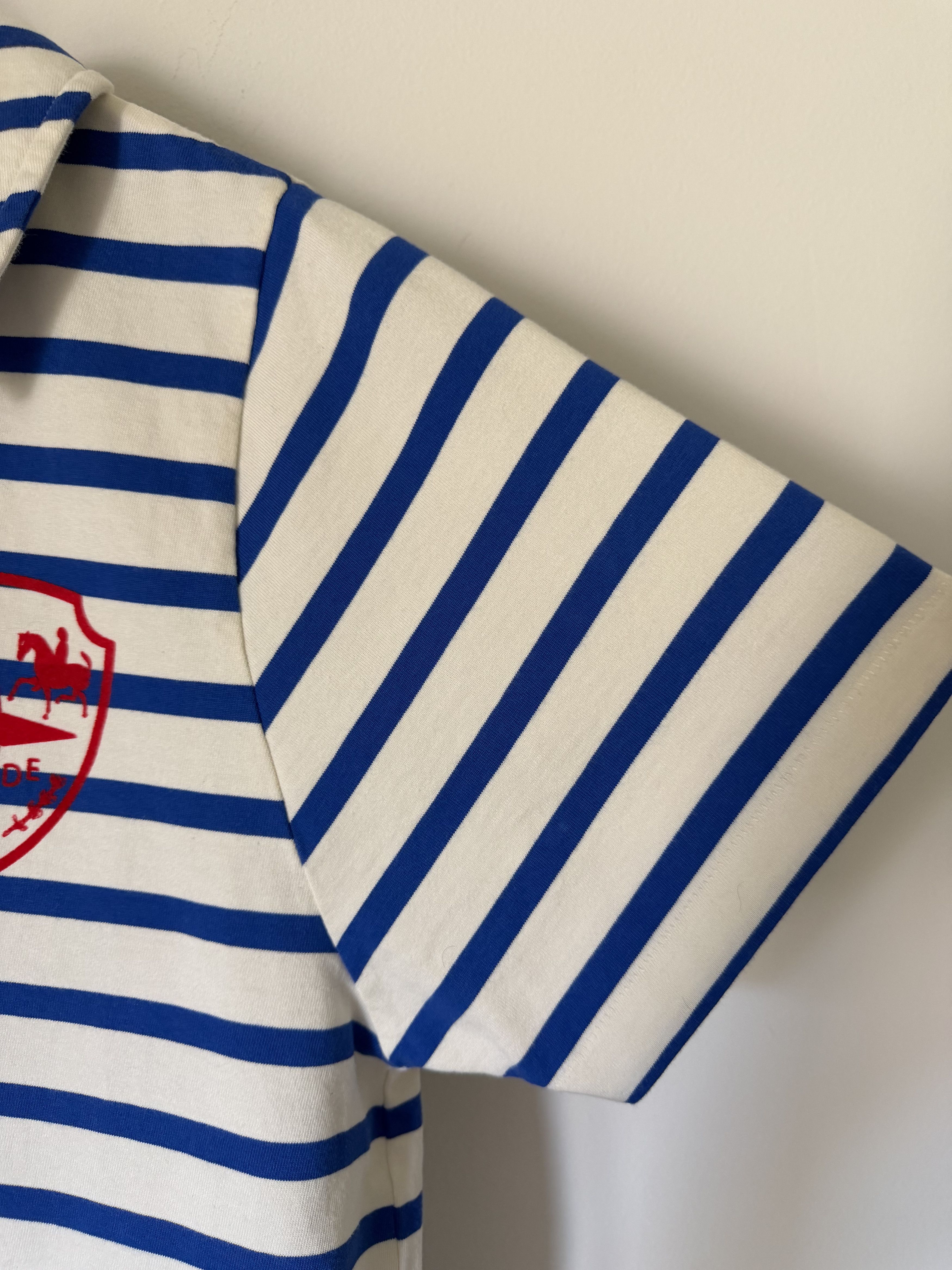Bode Bode Margate Polo in White Blue Size US M / EU 48-50 / 2 - 4 Thumbnail