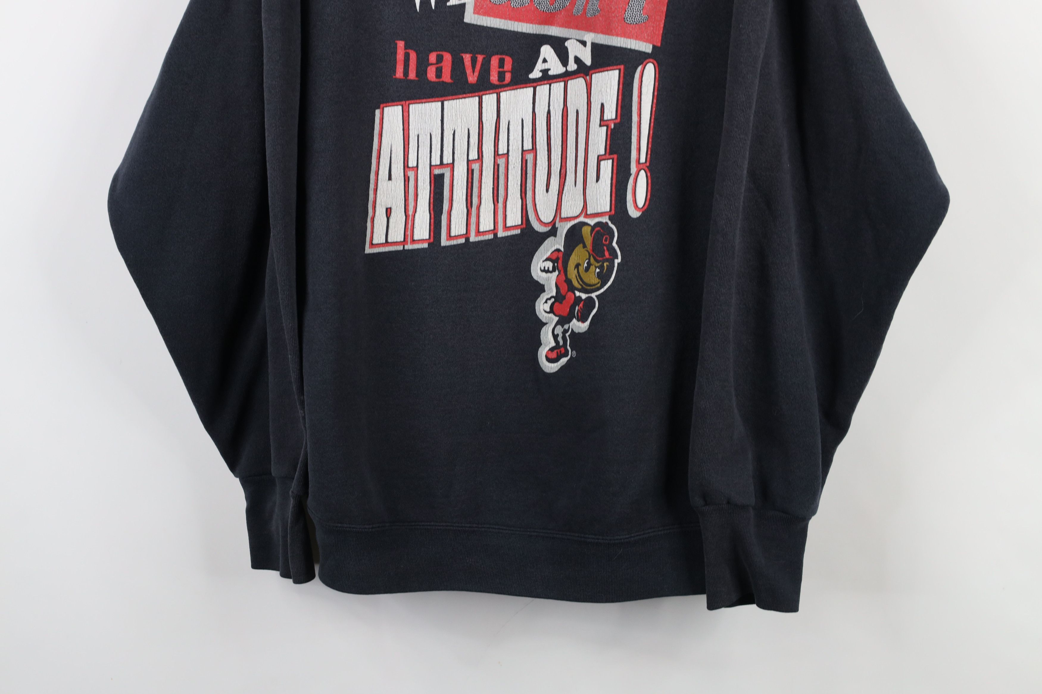 Vintage Vintage 90s Spell Out Ohio State University Sweatshirt USA Size US XL / EU 56 / 4 - 3 Thumbnail