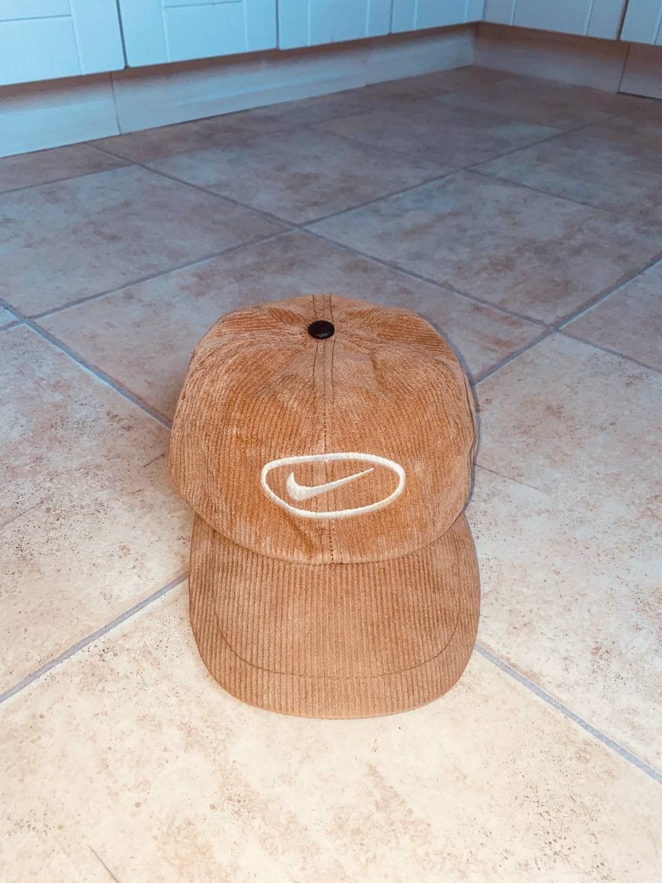 Nike × Vintage 90s Corduroy Vintage Cap Jordan Size ONE SIZE - 2 Thumbnail