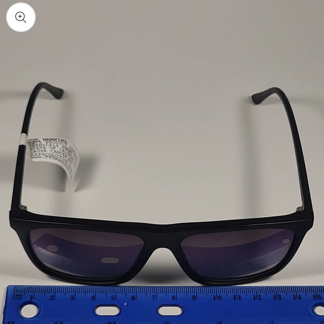 Guess Guess GF0222 91C Rectangular Sunglasses Matte Dark Blue Fra Size ONE SIZE - 6 Thumbnail