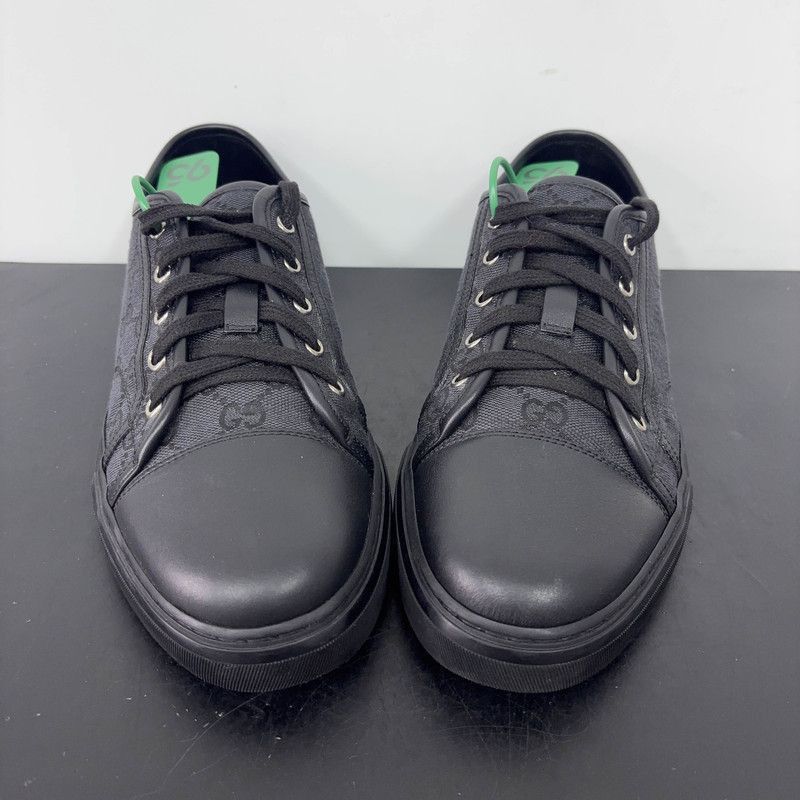 Gucci Gucci Fashion Low-Top Sneakers for Men in Black - Size US 9.5 / EU 42-43 - 6 Thumbnail