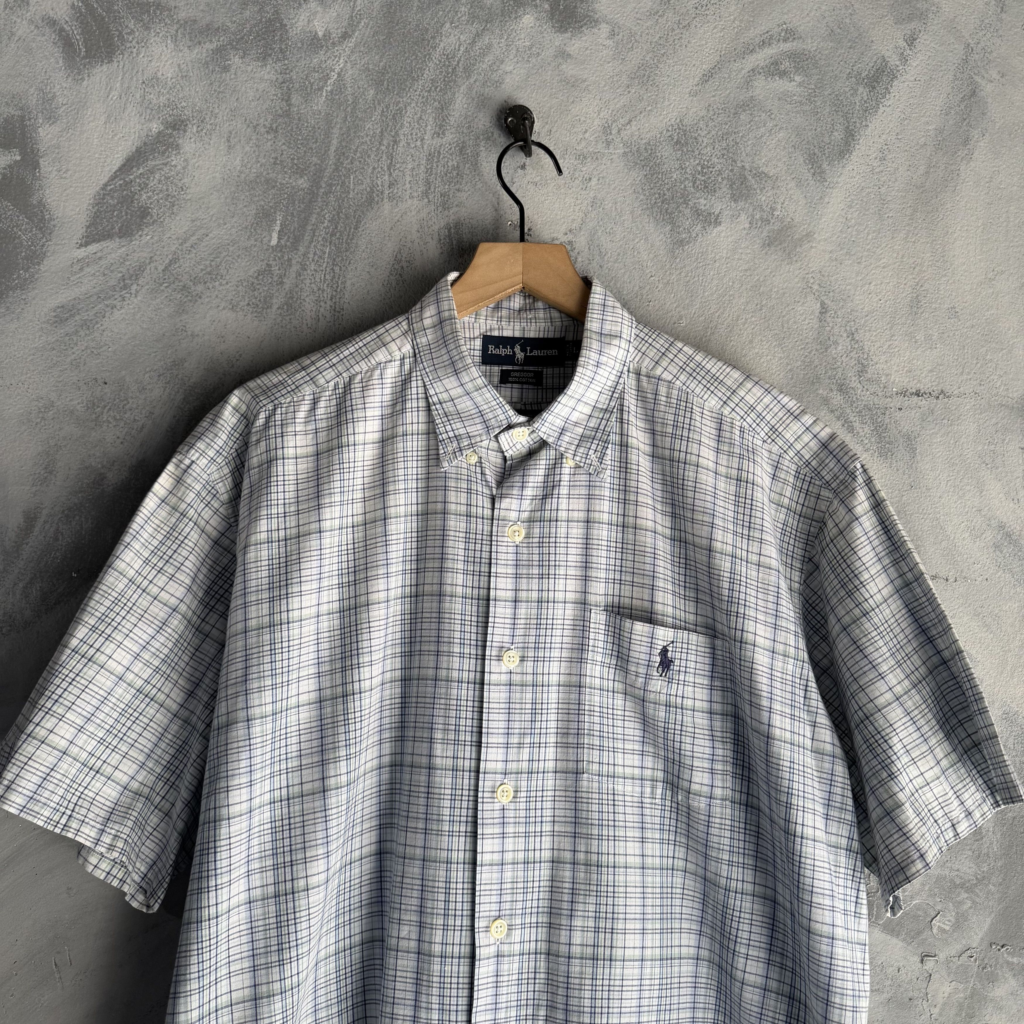 Polo Ralph Lauren Polo Ralph Lauren Shirt Mens Check Plaid Short Sleeve Size US L / EU 52-54 / 3 - 2 Thumbnail