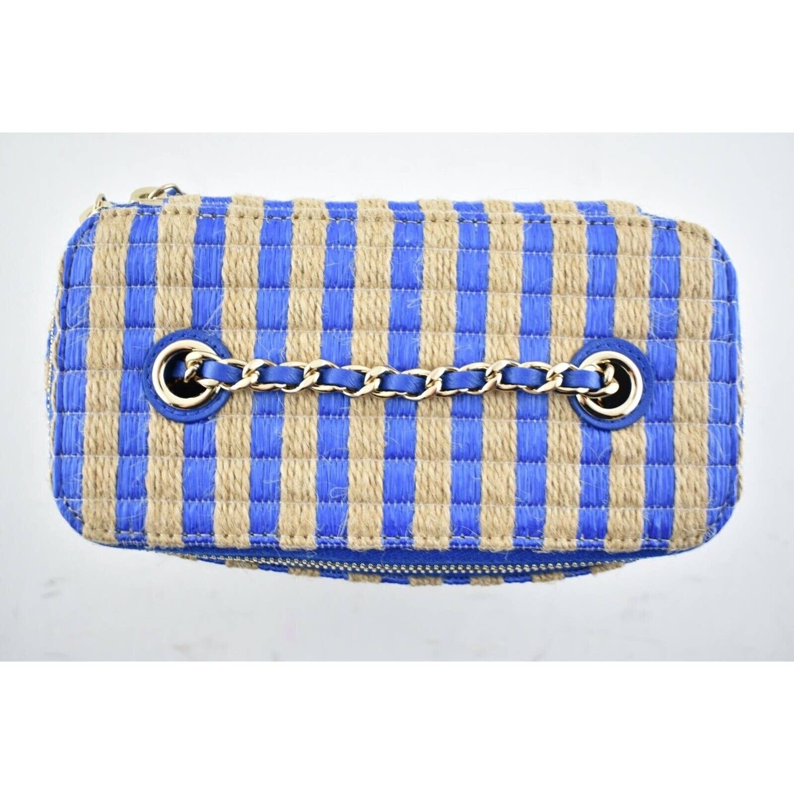 Chanel Chanel Raffia Small Vanity With Chain Shoulder Crossbody Bag Size ONE SIZE - 8 Thumbnail