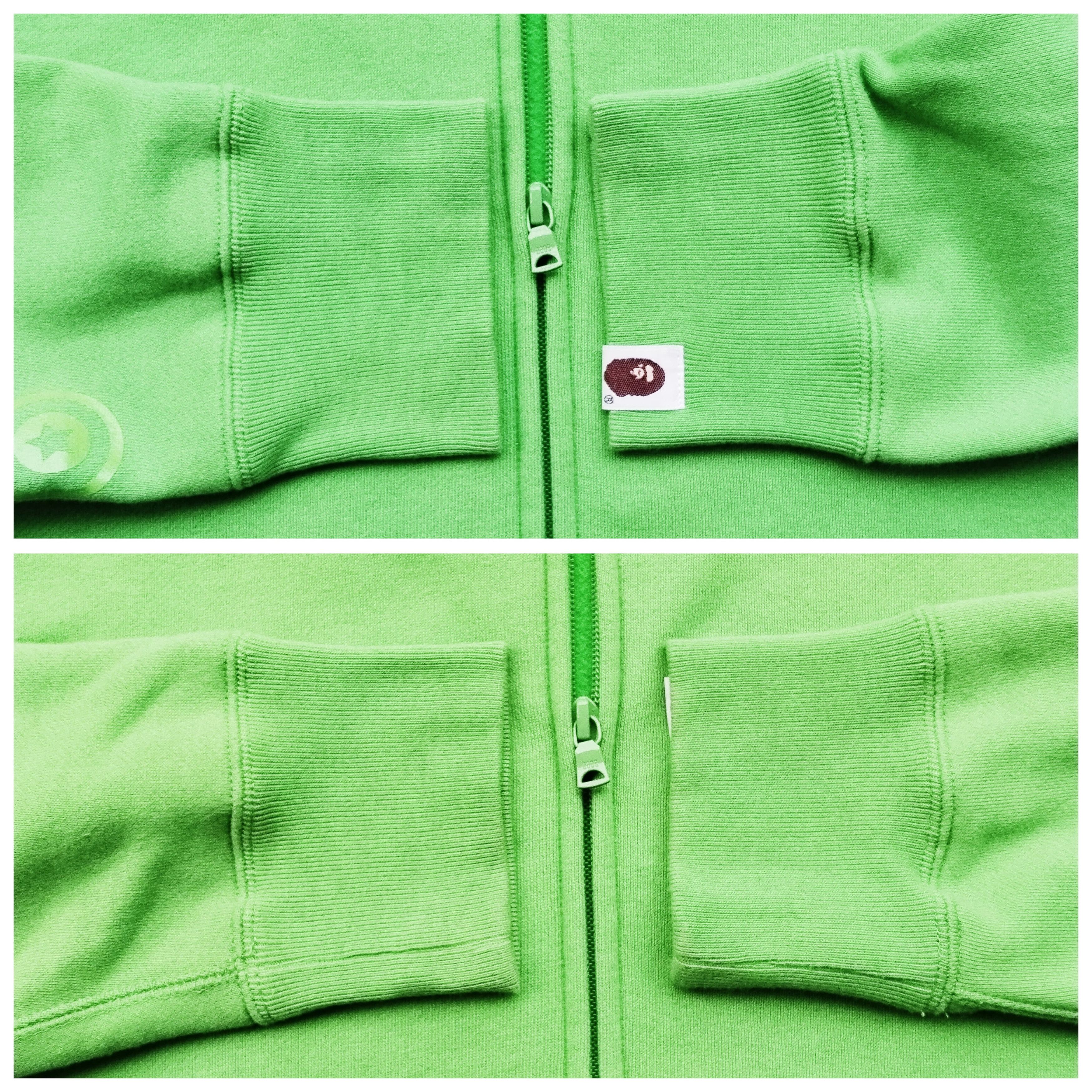 Bape 2017 Bape Neon Color Shark Full Zip Hoodie Size US M / EU 48-50 / 2 - 9 Thumbnail
