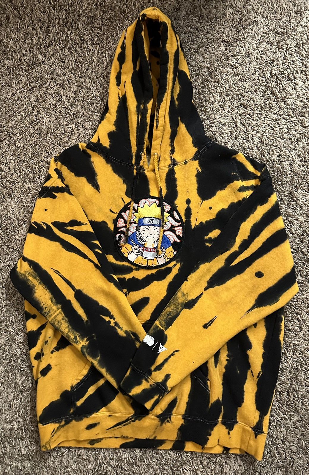 Hypland Hypland Naruto Tie Dye Heavyweight Hoodie | Grailed