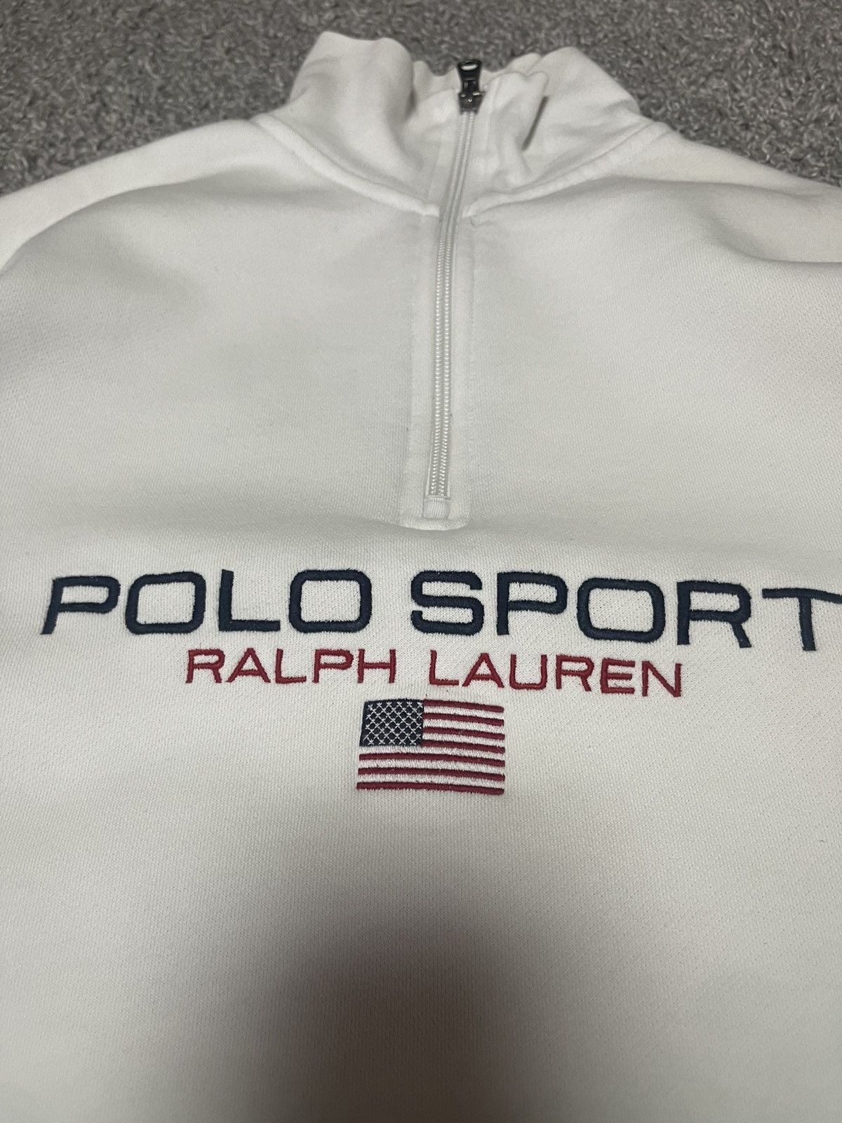 Polo Ralph Lauren 00s Ralph Lauren Polo Sport Embro Logo 1/4 Zip Sweatshirt Size US M / EU 48-50 / 2 - 4 Thumbnail
