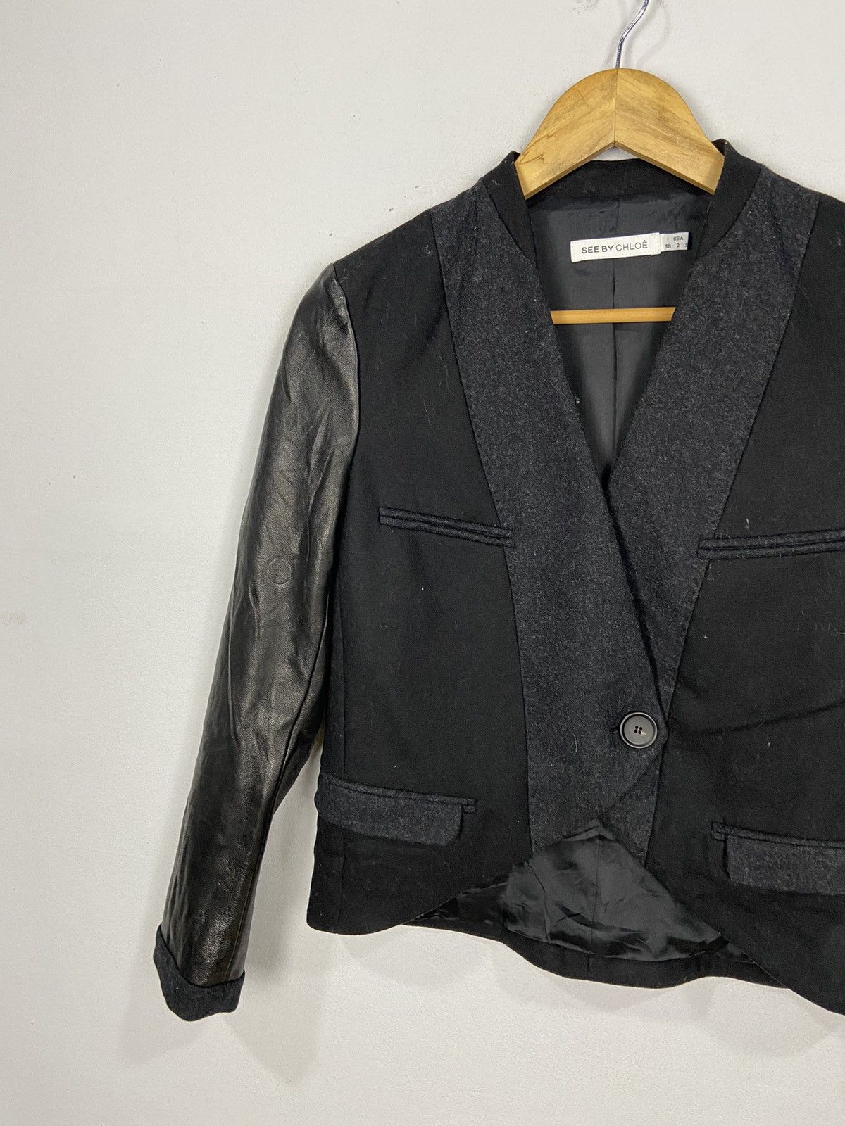 Other × See by Chloe See By Chloe Wool Breasted Coat Size XS / US 0-2 / IT 36-38 - 2 Thumbnail