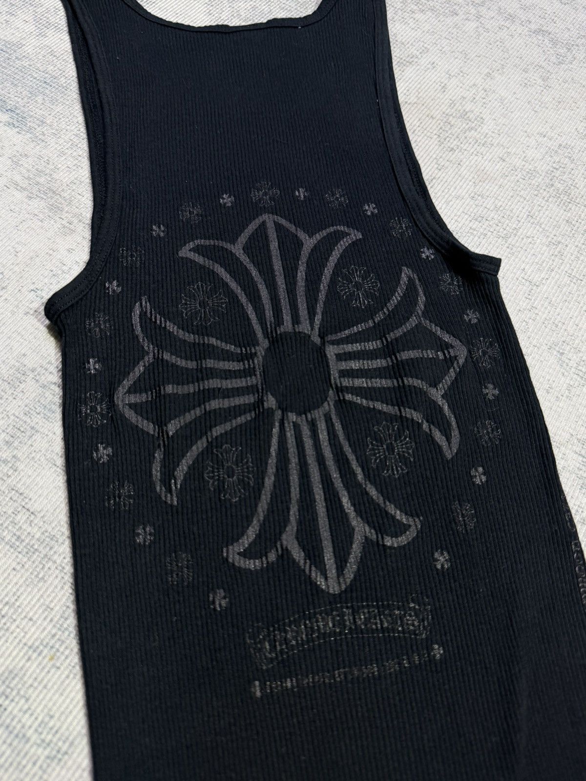 Chrome Hearts Like new! Y2K Tonal Cross Plus Tanktop Size US S / EU 44-46 / 1 - 7 Thumbnail
