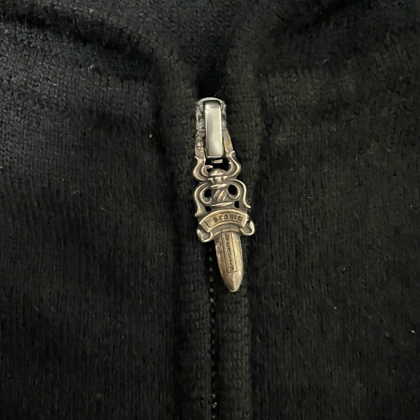 Chrome Hearts Chrome Hearts Black Zip Hoodie Silver Buckle Size US S / EU 44-46 / 1 - 3 Thumbnail